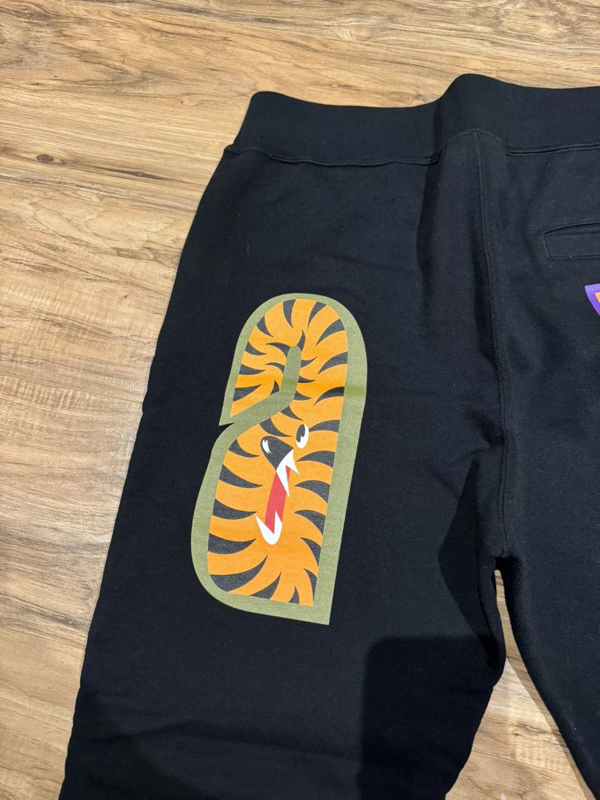 Bape Sweatpants Joggers Bape Space Camo Shark Sweat Pants Black