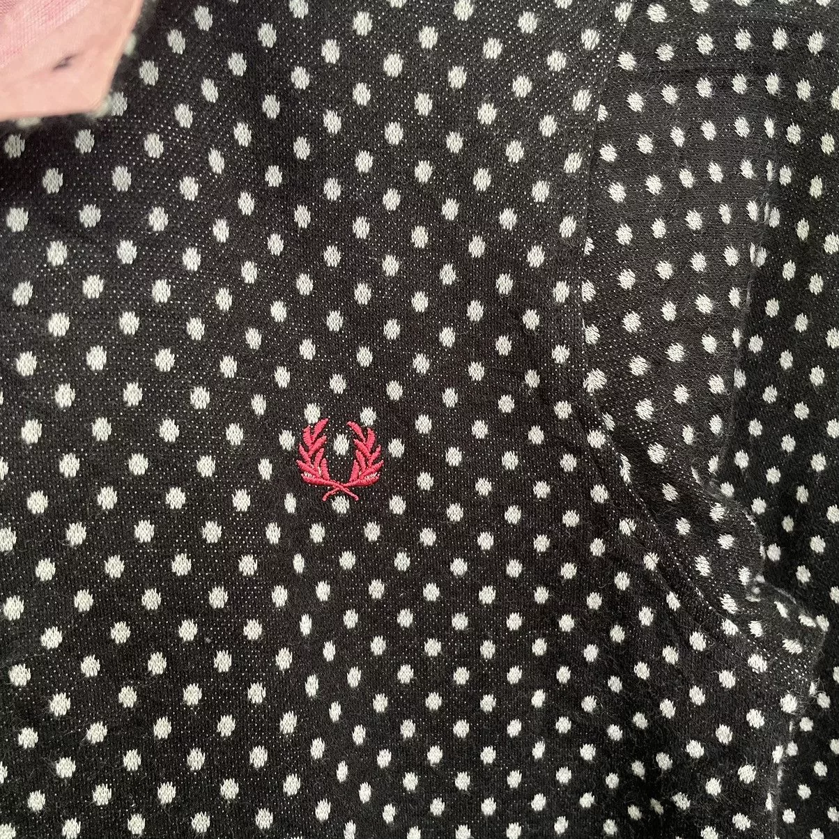 Fred Perry Jackets Fred Perry Women Polka Dot Zip Up Jacket Black