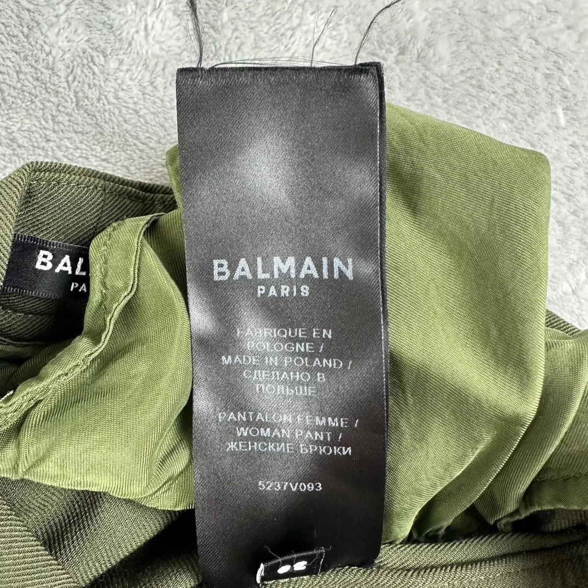 Balmain Jumpsuits Balmain Green Pants Women’s Size 38 EU