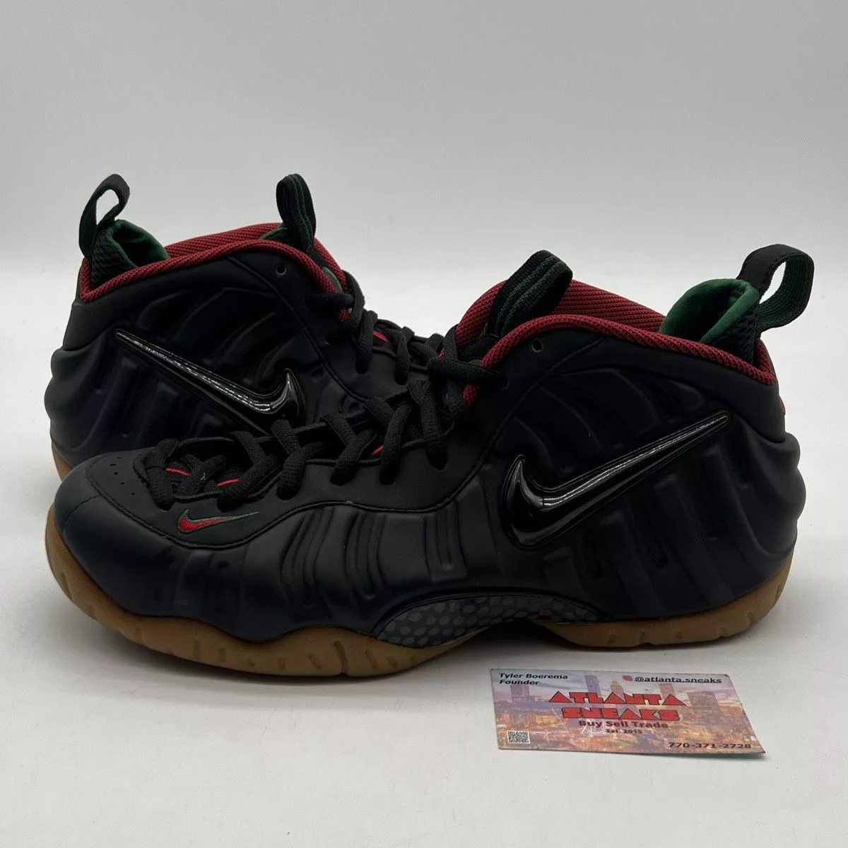 Nike Low Top Sneakers Nike Foamposite pro Gucci Black