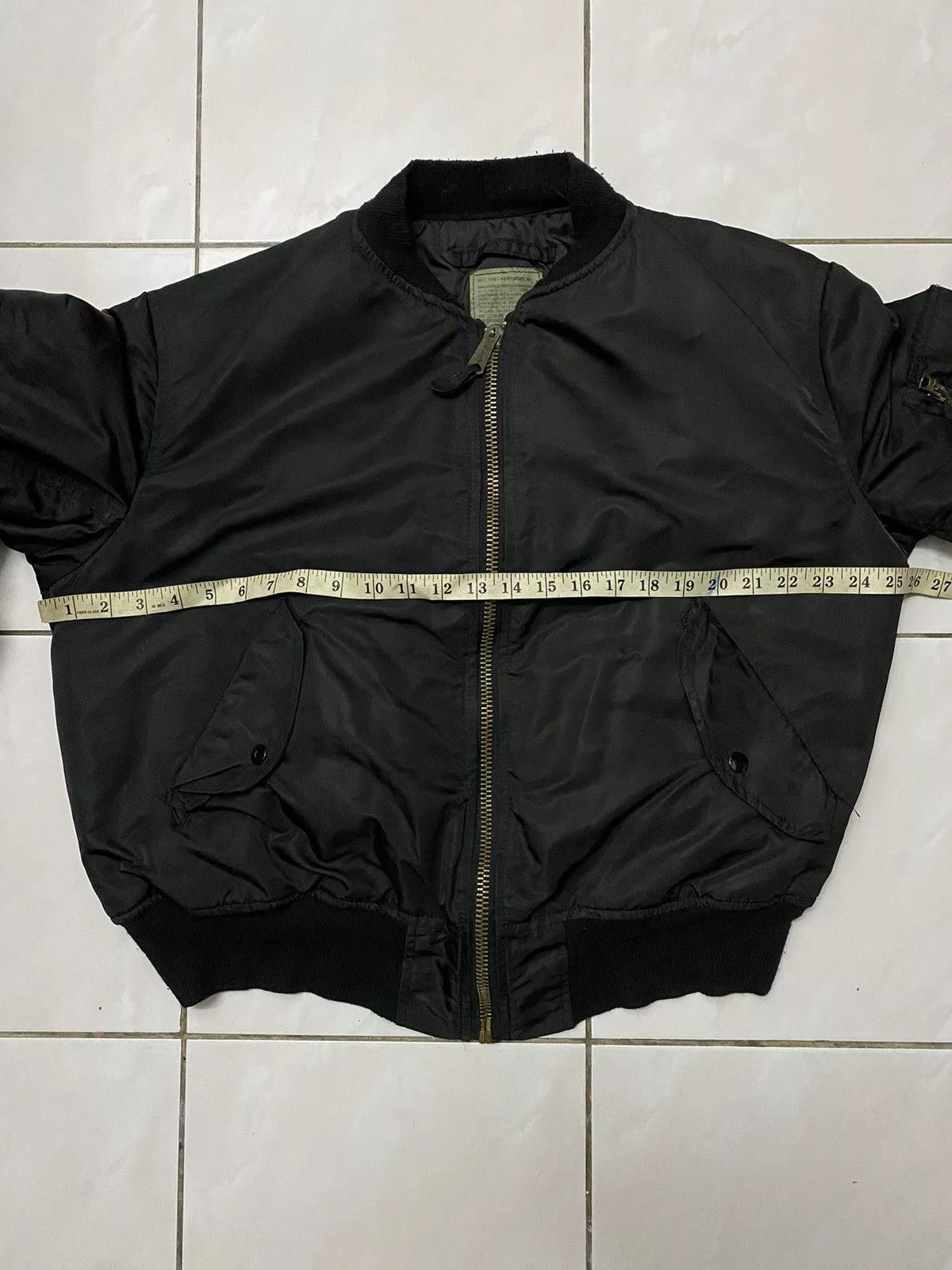 Alpha Industries Bombers Alpha Industries × Vintage Alpha Industries Bomber Jacket MA-1 Black