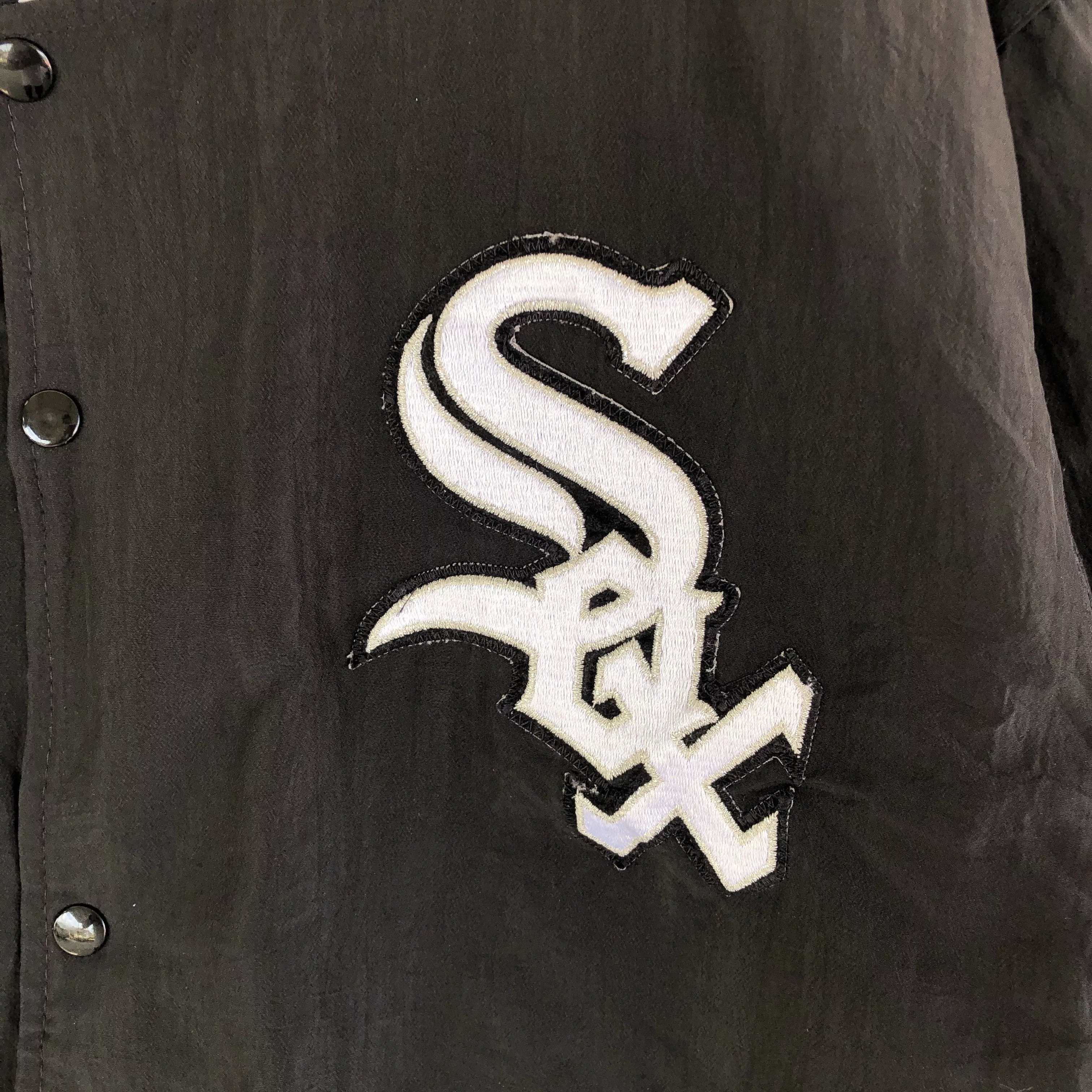 MLB Light Jackets MLB × Vintage Chicago White Sox Baseball Jacket MLB Varsity Jacket Multi