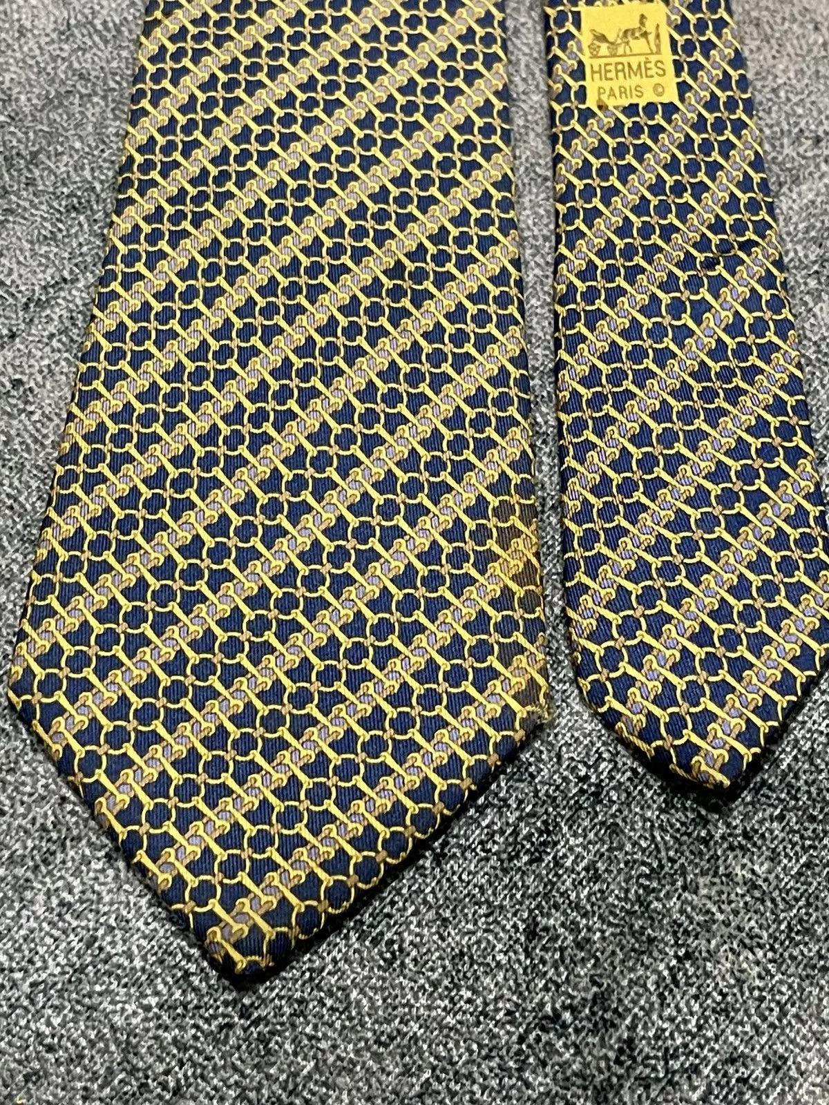 Hermes Ties Pocketsquares Hermes Silk Tie 7200 UA Multi