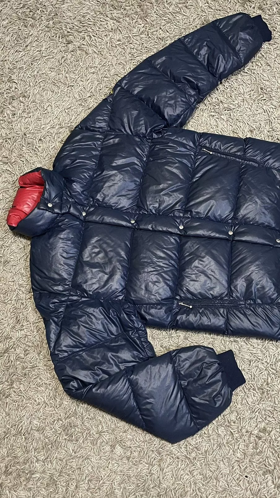 Designer Bombers Designer MONCLER DOWN JACKET Blue