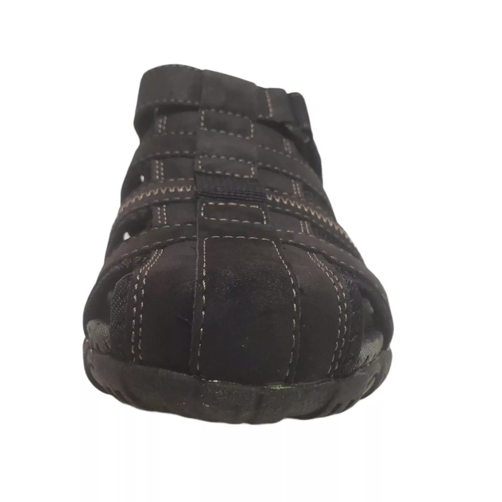 Nunn Bush Sandals Nunn Bush Mens Rio Bravo Fisherman Manmade Sandals Black