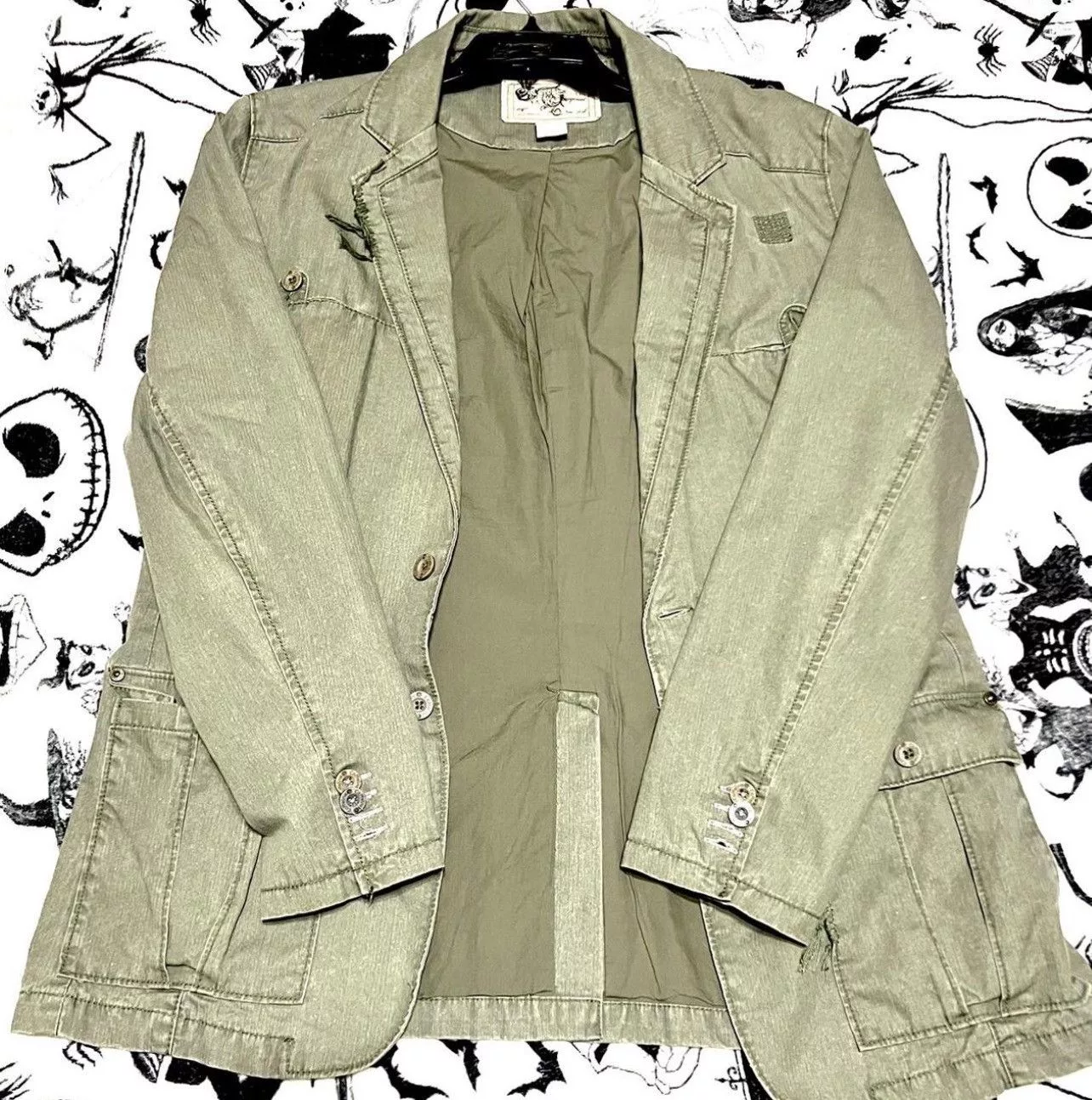 Vintage Light Jackets Vintage Green Jacket Distressed