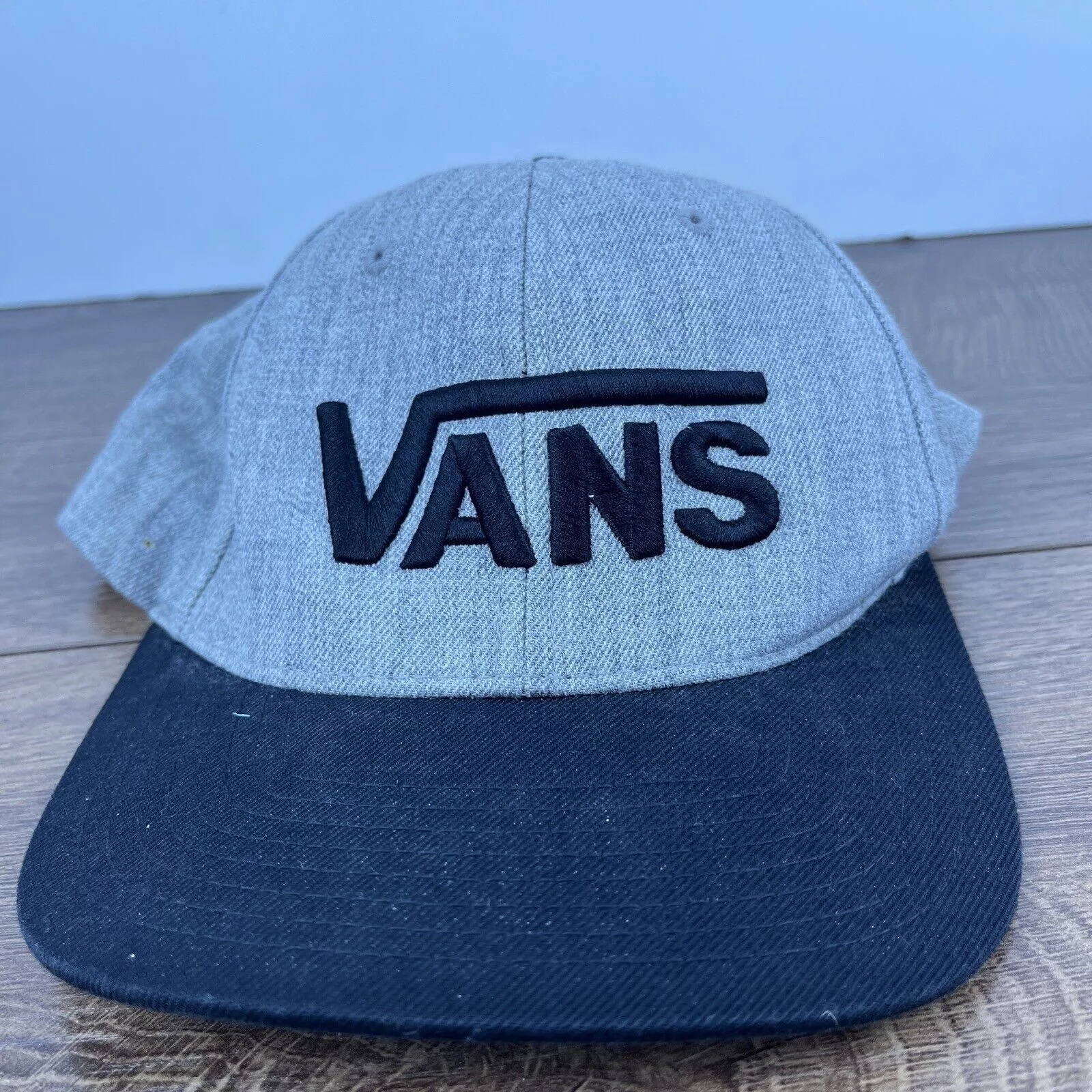 Vans Hats VANS Snapback Hat Vans Gray Hat Adjustable Adult Size Hat Gr