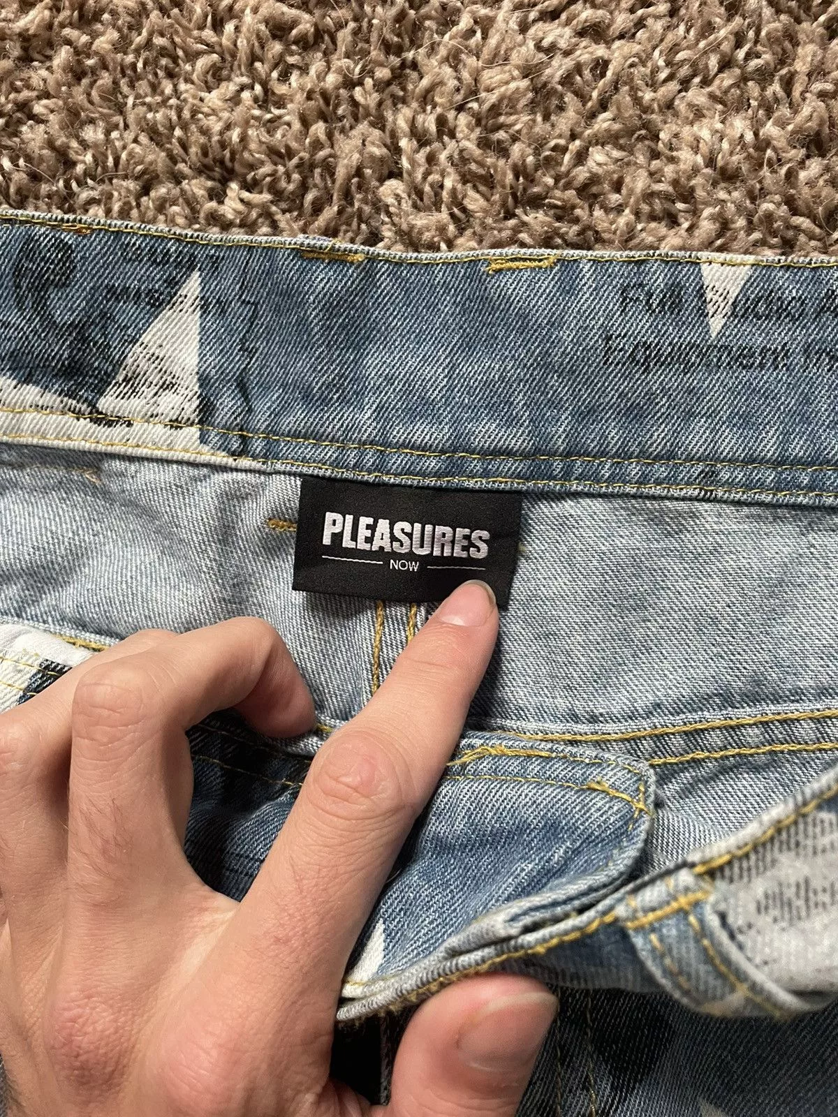 Pleasures Denim Pleasures Star Denim Blue