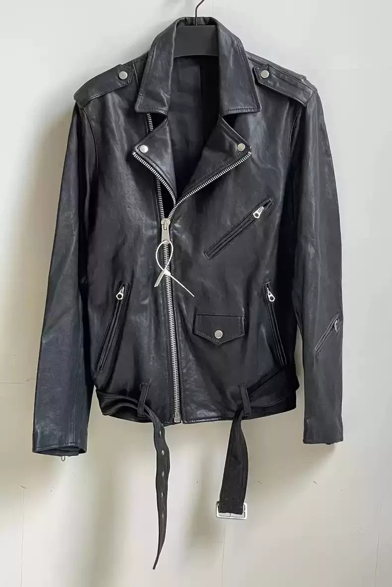 Maison MIHARA YASUHIRO Light Jackets Maison MIHARA YASUHIRO Mihara Yasuhiro locomotive leather clothes Black