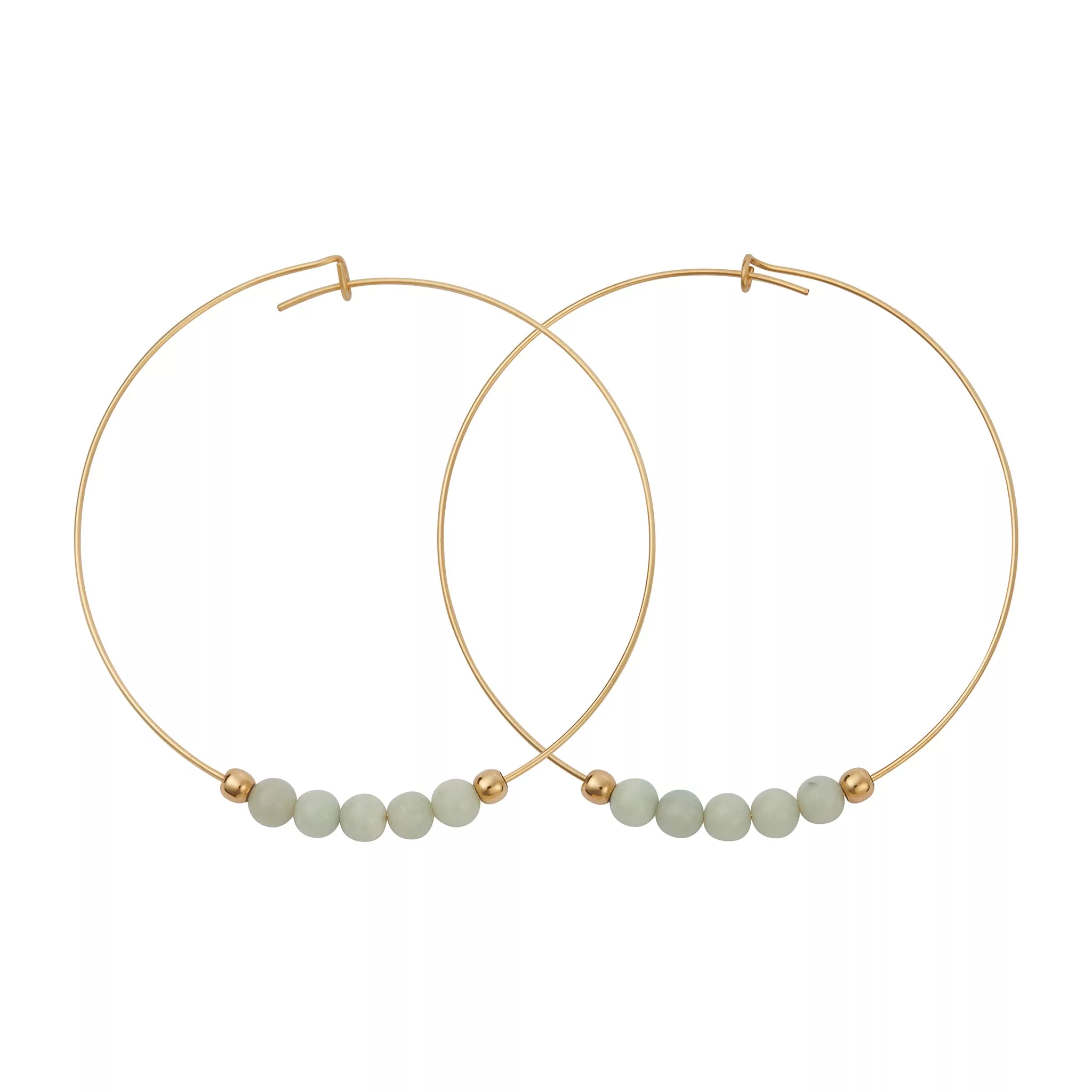 Multi Gemstone Hoops