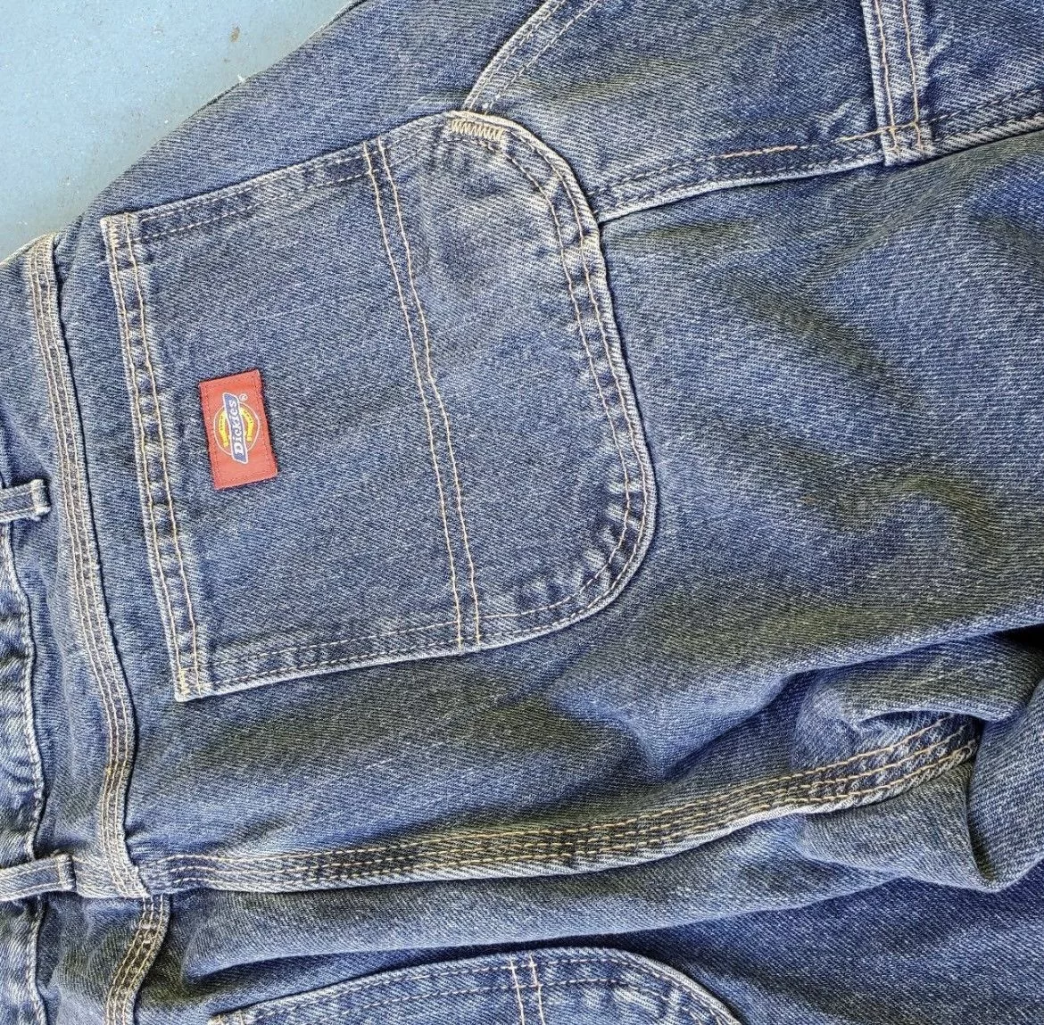 Dickies Denim Dickies Double Knee Carpenter Jeans Blue