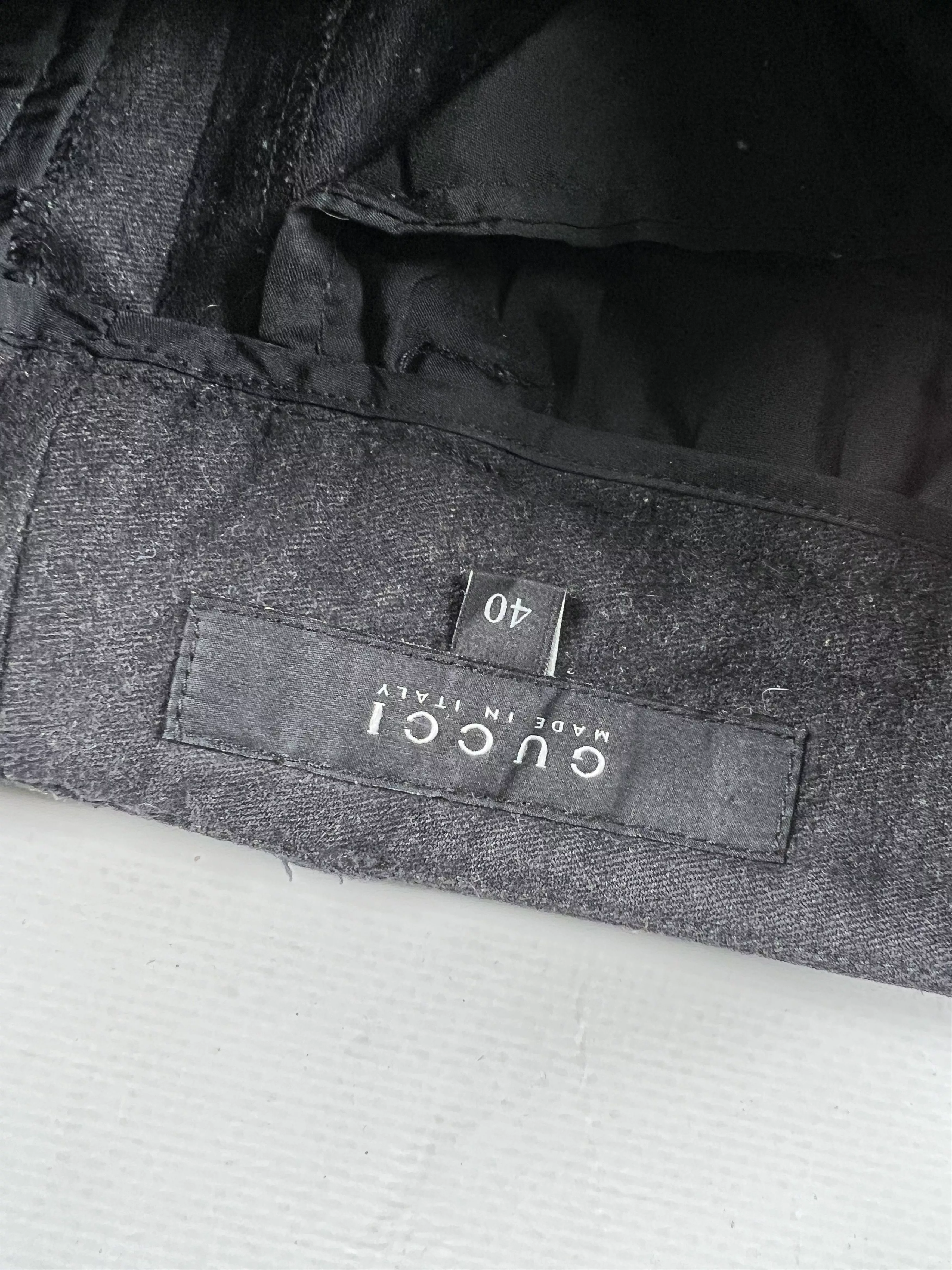 Gucci Pants Gucci Wool Pants 40 Black