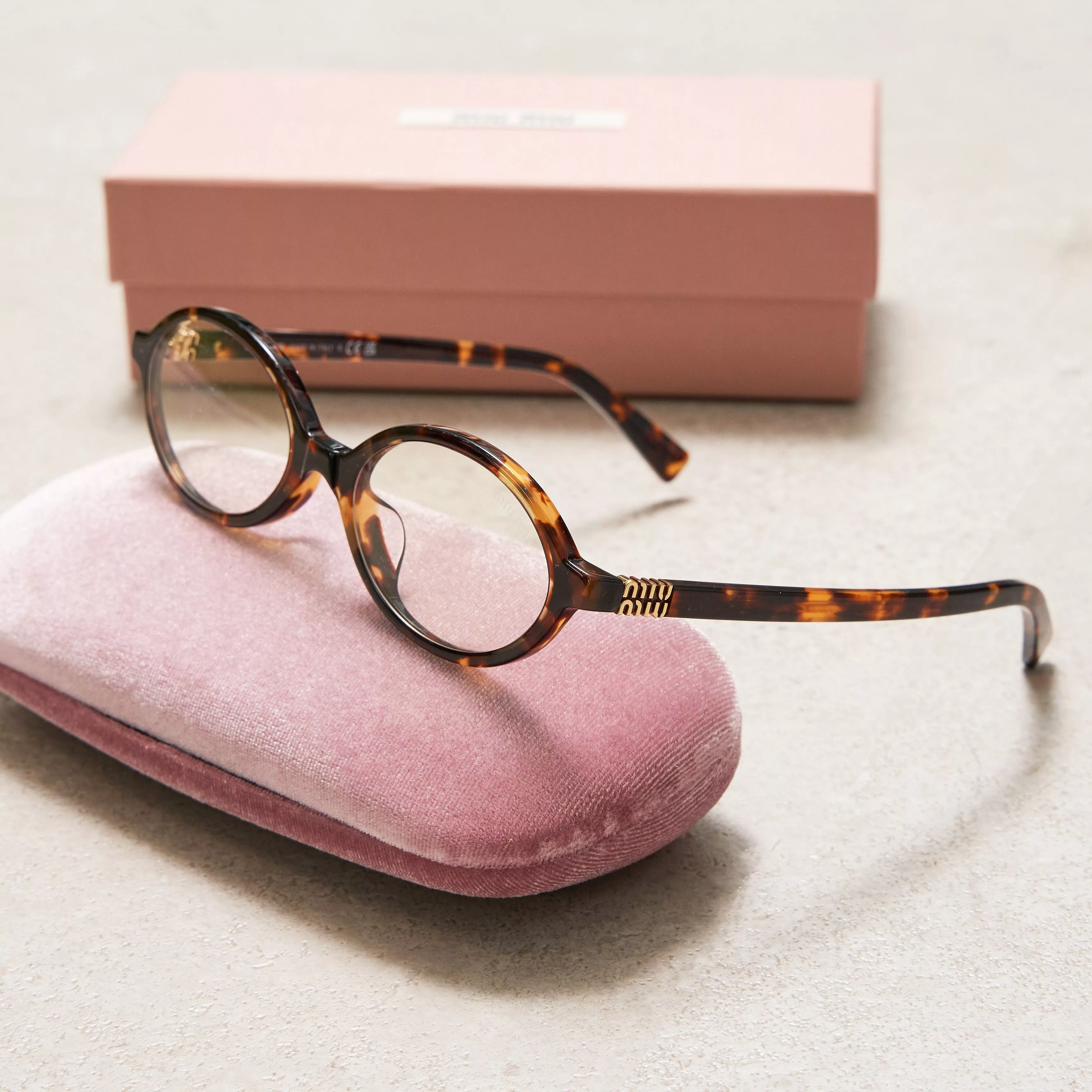 Miu Miu Glasses MIU MIU MU 04ZS VAU08N Eyewear HAVANA Multi