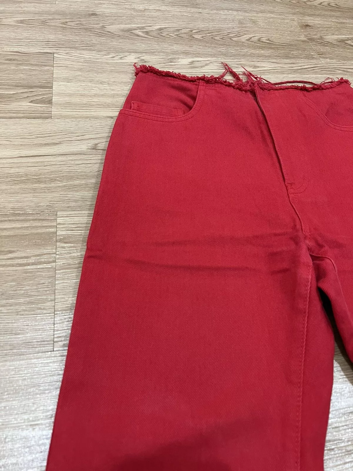 Opening Ceremony Denim 🔥RARE🔥Opening Ceremony Distressed Jeans Red