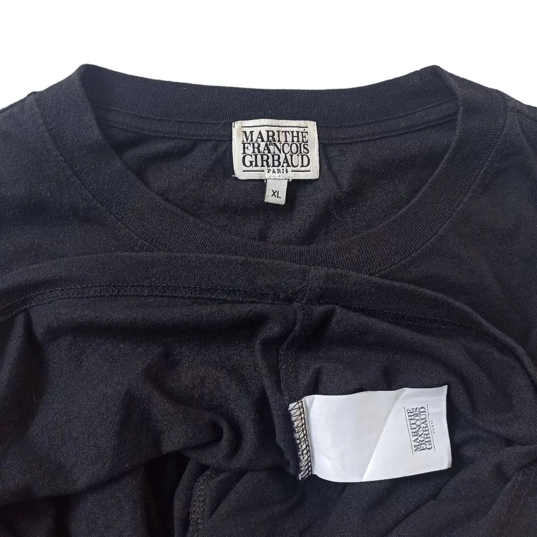Marithe + Francois Girbaud Short Sleeve T Shirts Marithe + Francois Girbaud Vintage Y2K Marithe Francois Girboud T Shirt Black
