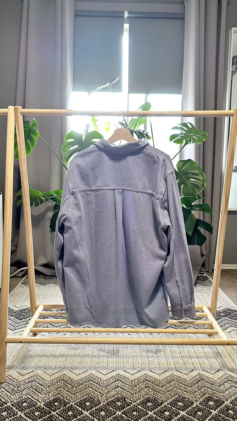 Zara Shirts Button Ups ZARA Utility Button Down Blue