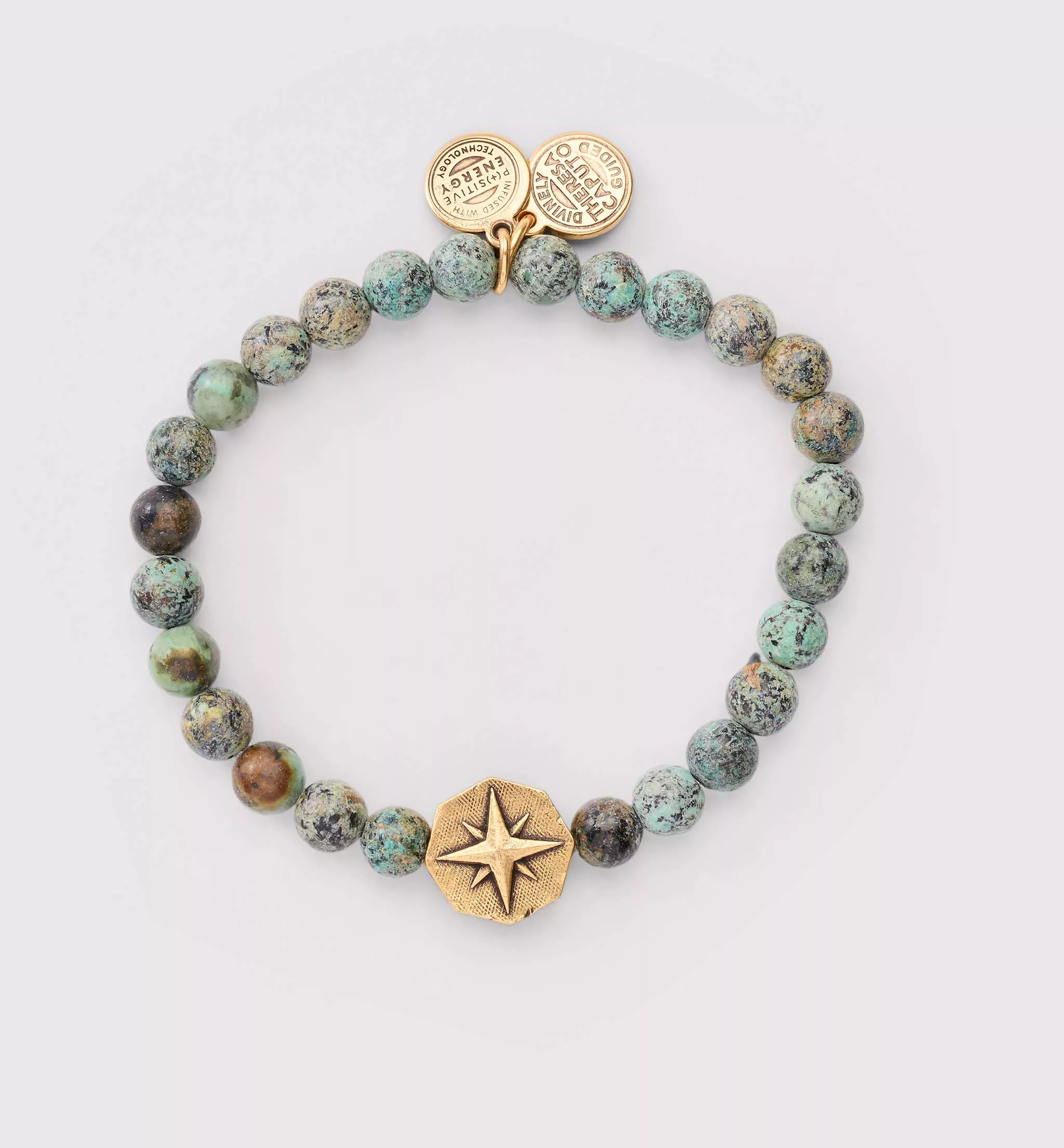 Divine Guidance African Turquoise Stretch Bracelet