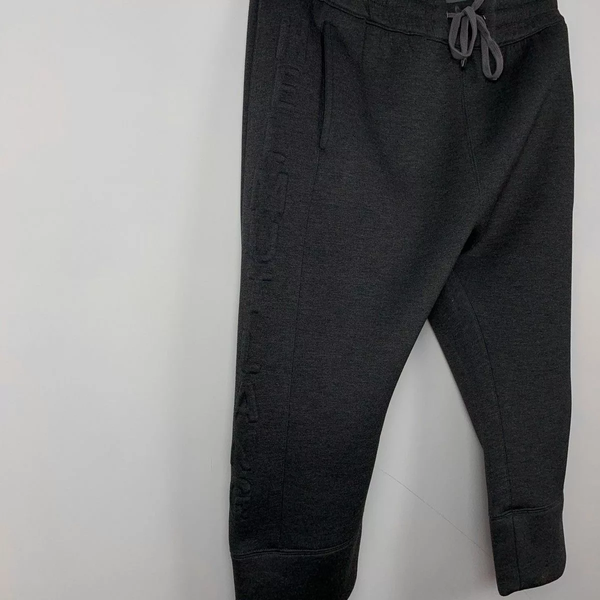 Helmut Lang Sweatpants Joggers Helmut Lang 3D Logo Cropp Jogger Gray