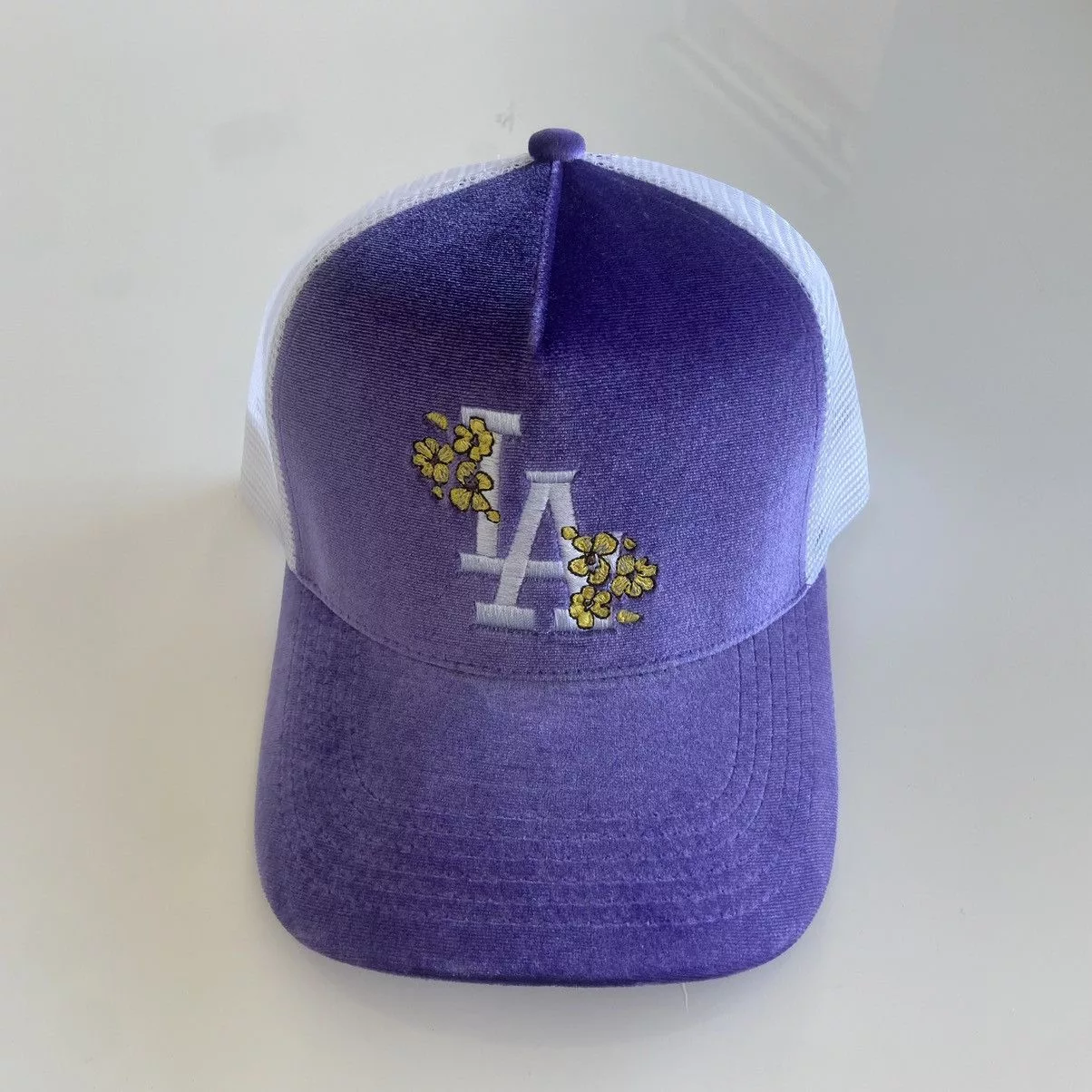 NBA Hats NBA La Lakers Trucker Hat Purple