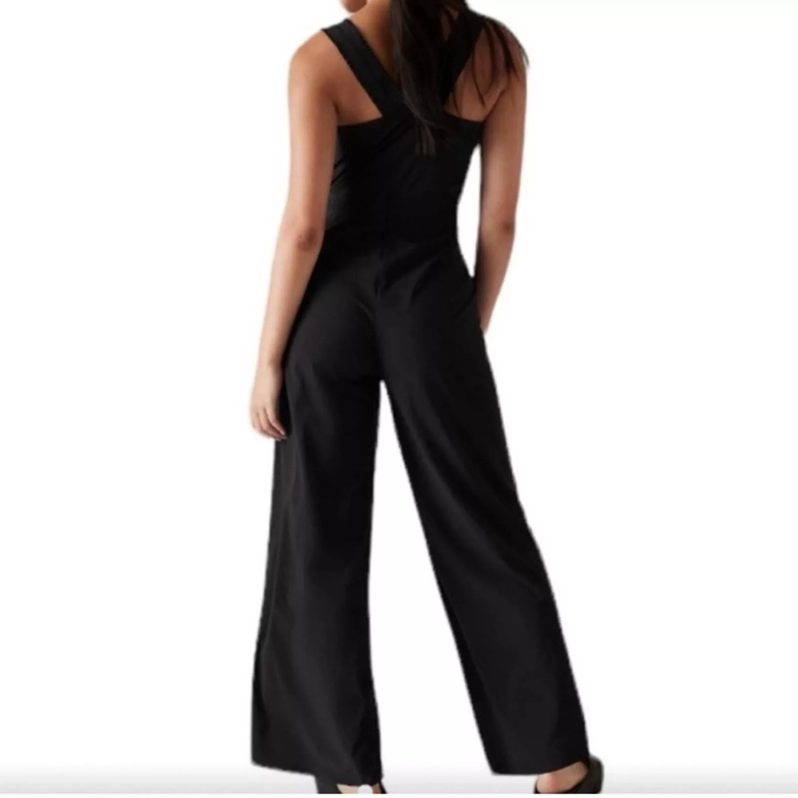 Athleta Jumpsuits Athleta Savannah Wide Leg Jumpsuit Black Size 10