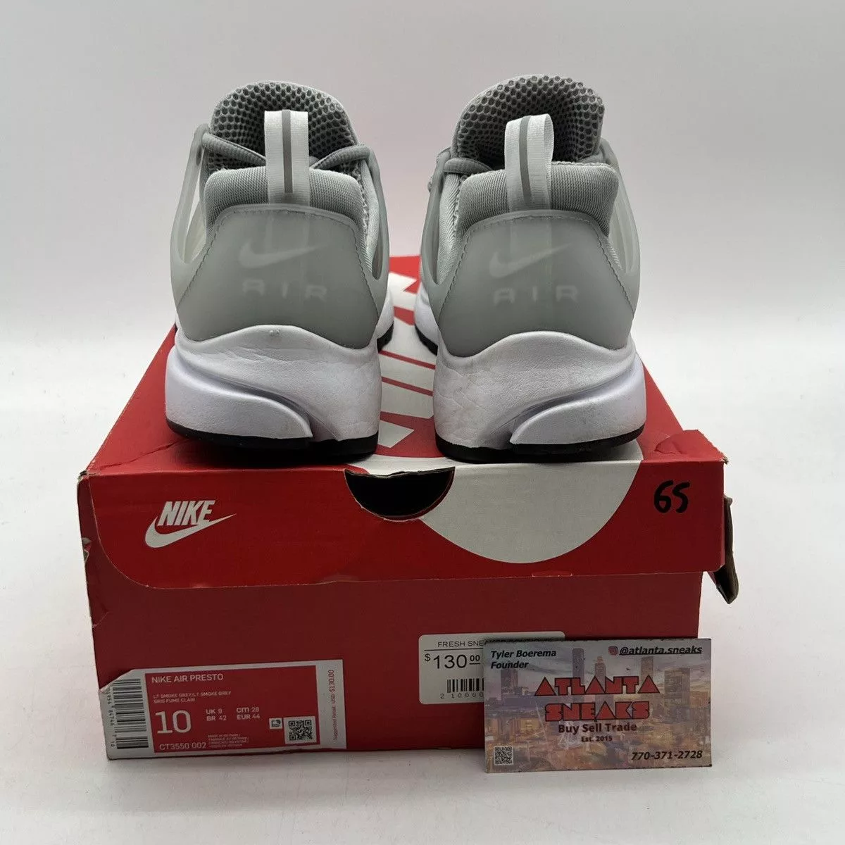 Nike Low Top Sneakers Nike Air presto light smoke grey Red