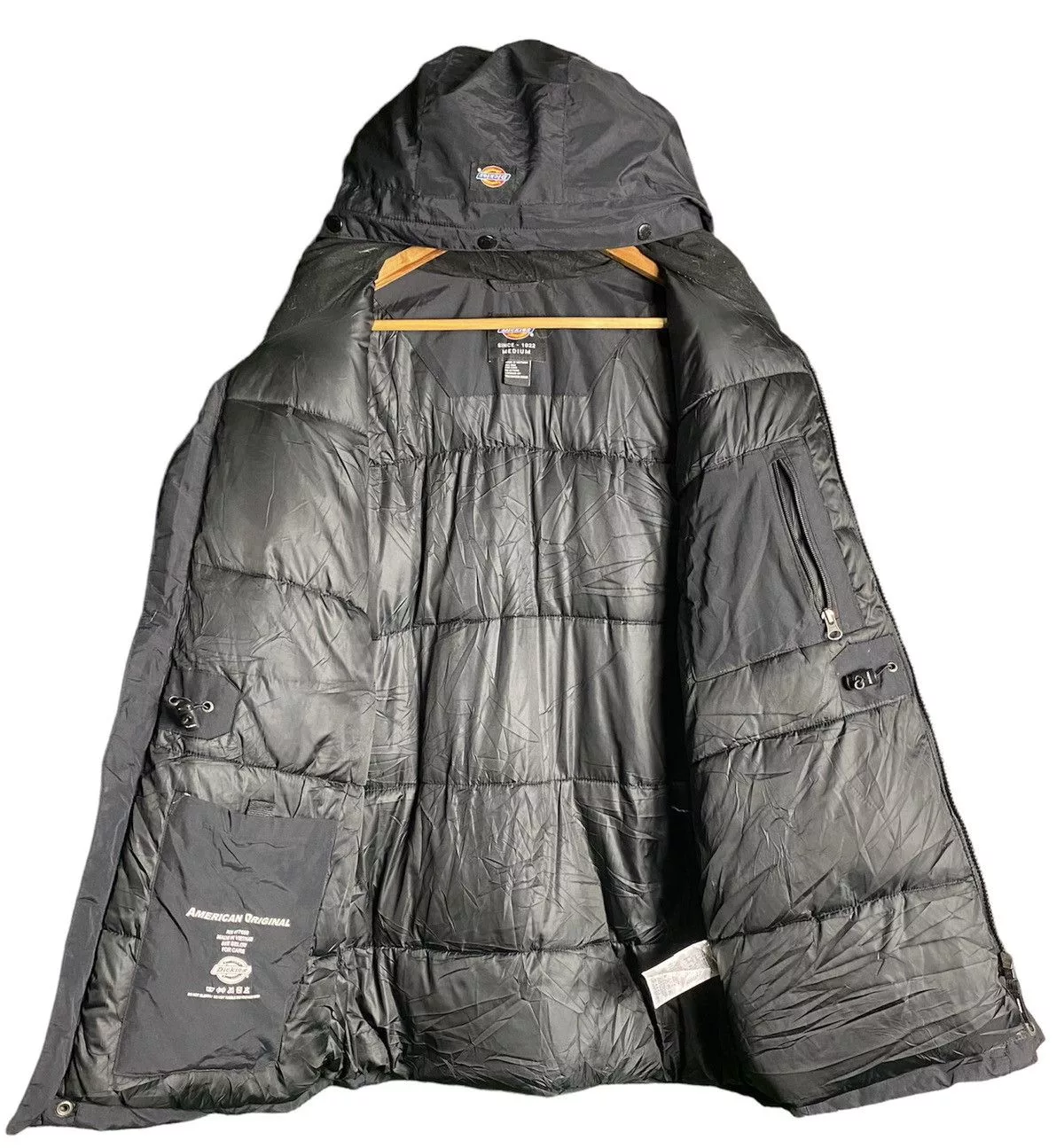 Dickies Light Jackets Dickies × Japanese Brand DICKIES PUFFER DOWN JACKET Black Streetwear