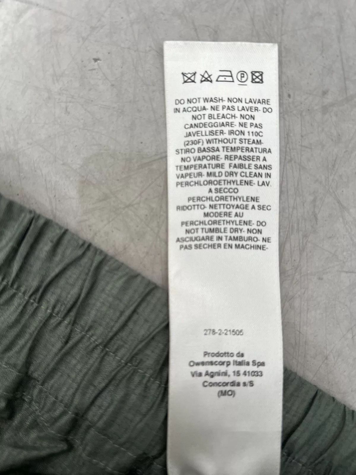 Rick Owens Cropped Pants Rick Owens “Edfu” SS23 Pants Green