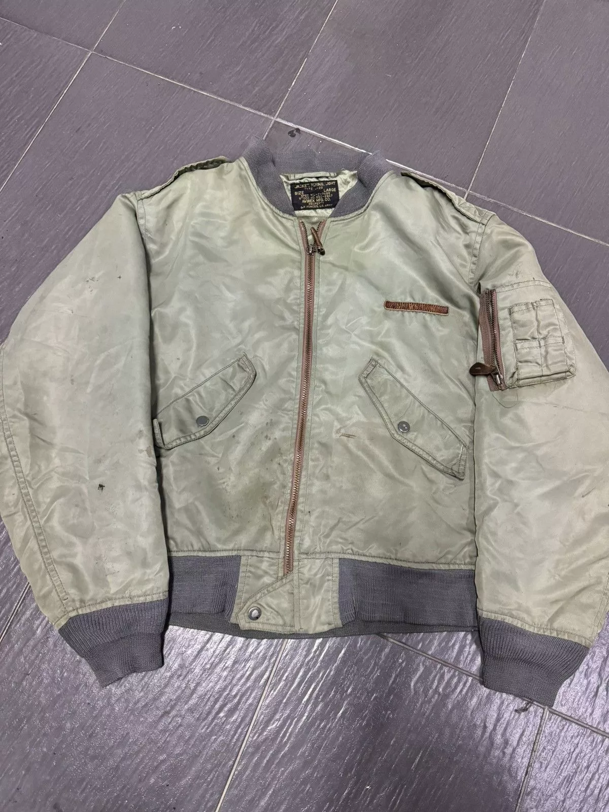 Avirex Bombers Avirex × Vintage VINTAGE AVIREX BOMBER JACKET Green