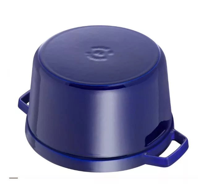 5 QT ROUND TALL COCOTTE DARK BLUE