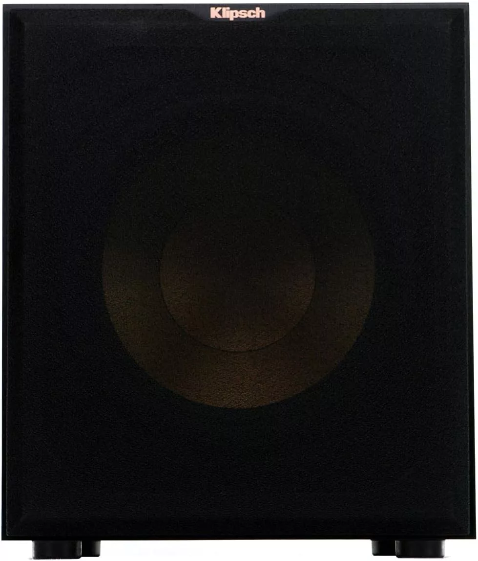 Klipsch R-12SW Powerful Deep Bass Front Firing 12 Copper-Spun Driver 400W Digital Power Subwoofer 14" X 18.5" X 16"	"