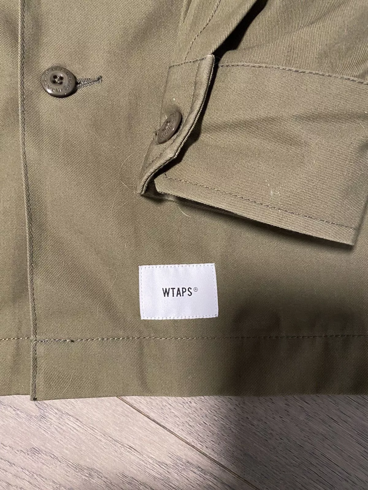 Wtaps Shirts Button Ups Wtaps Buds LS / Cotton twill 2021 size 2 Green