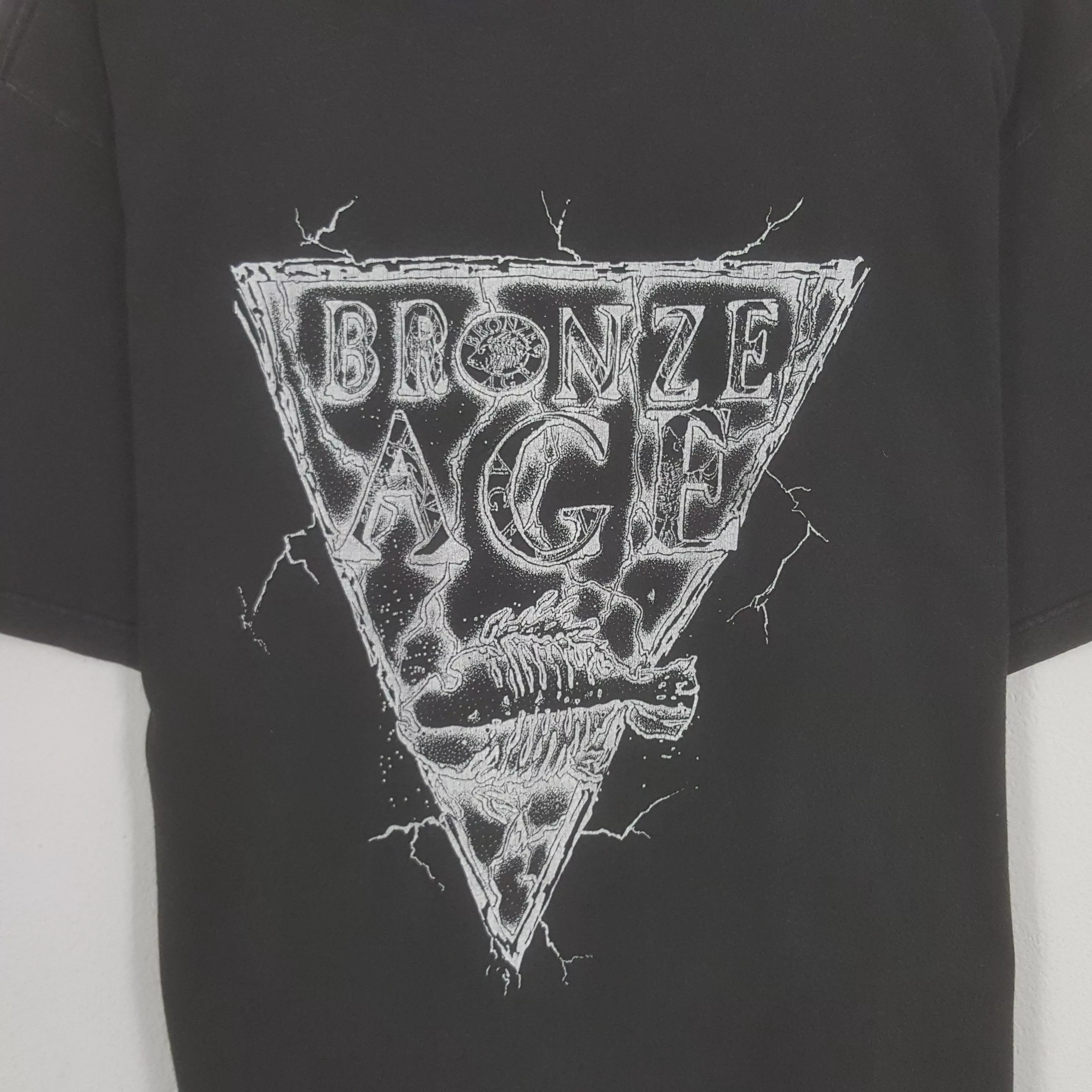 Vintage Short Sleeve T Shirts Vintage Bronze Age Tshirt Black
