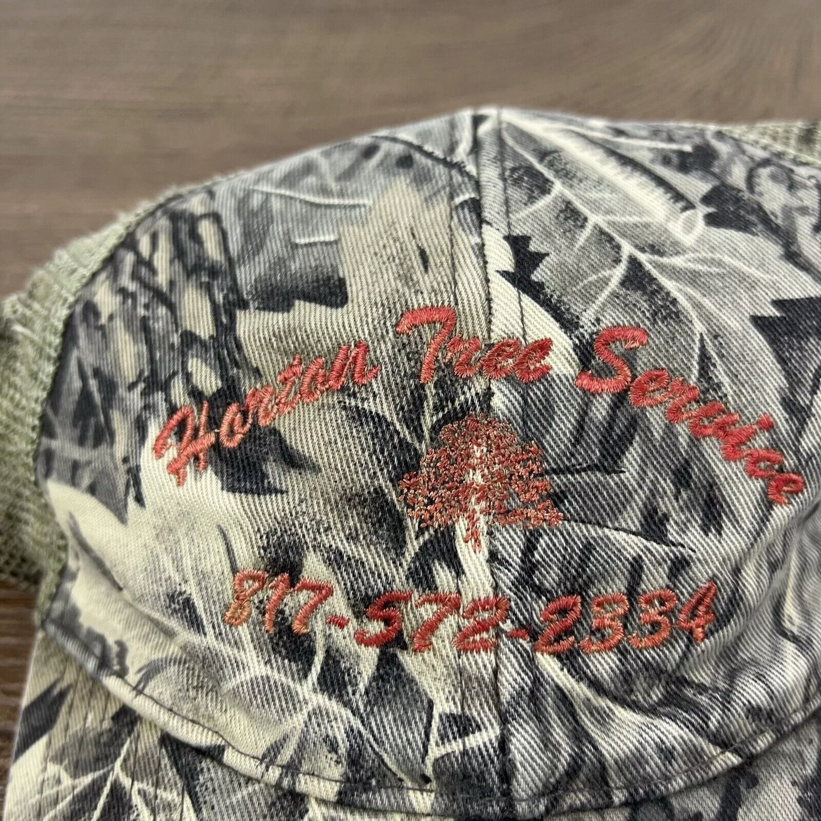 Other Hats Other Horton Tree Service Hat Adjustable Hat Camo Adjustable Hat G Green