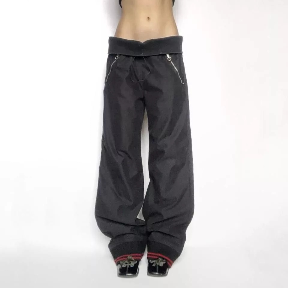 Vintage Pants e-play vintage sport trousers Black