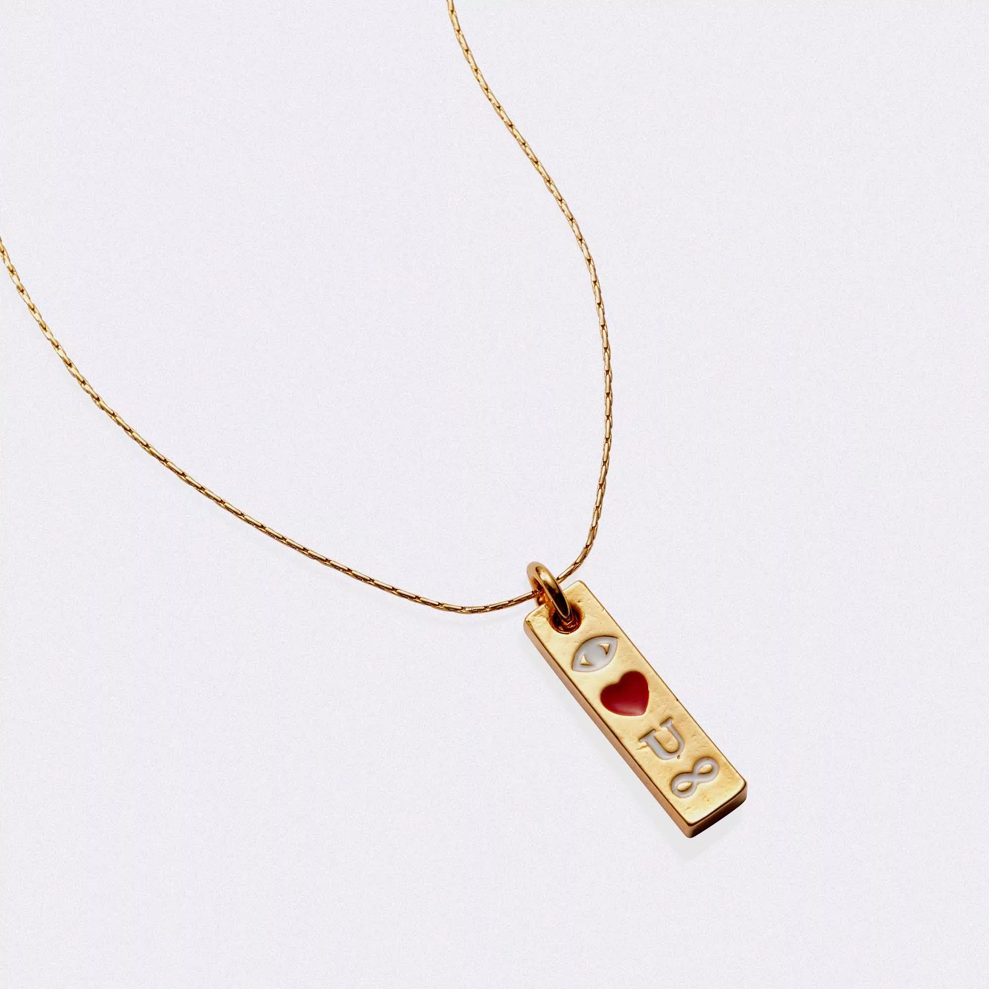 Eye Heart You Infinity- Expandable Necklace