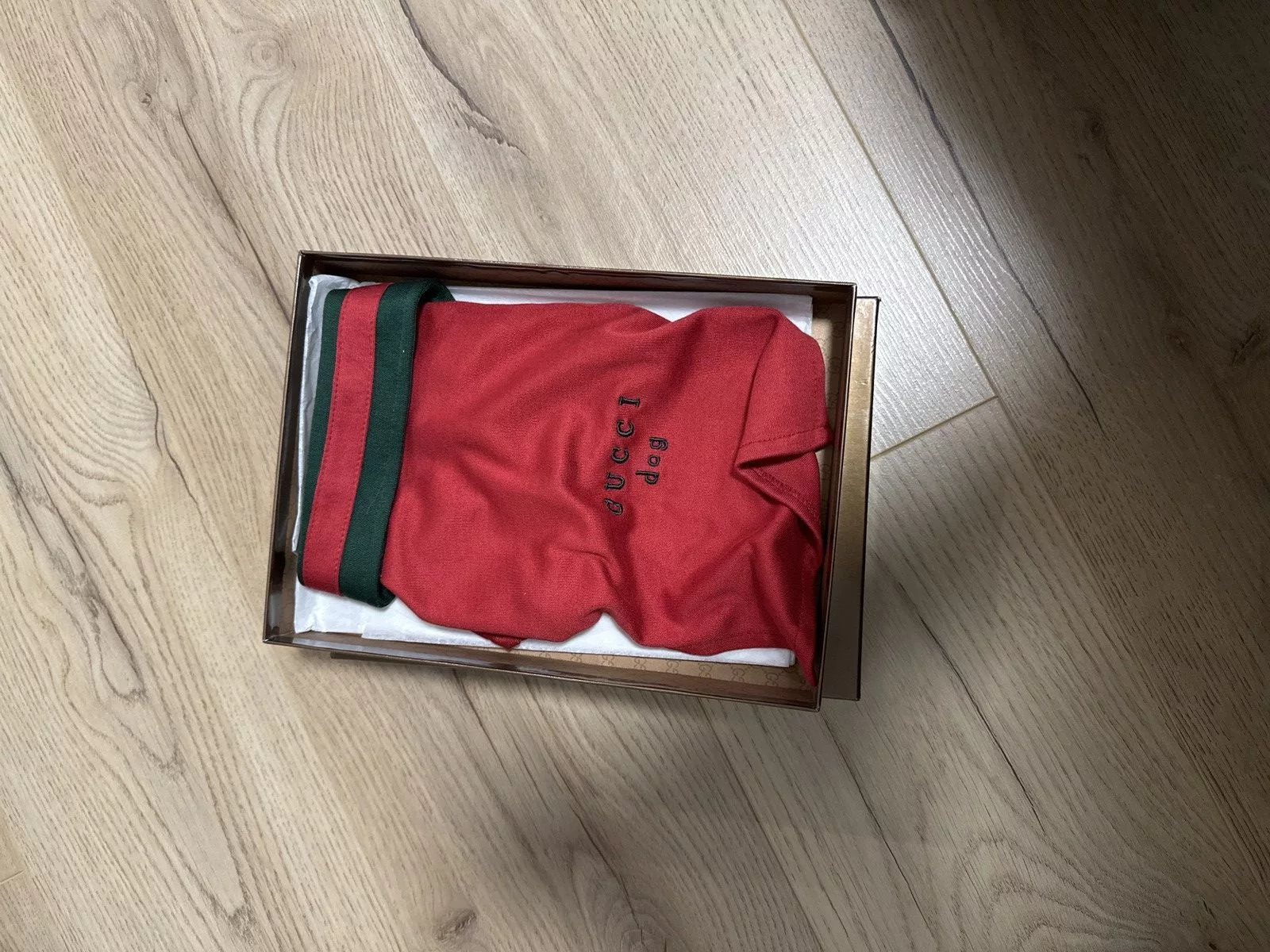 Gucci Miscellaneous Gucci Dog Shirt Red