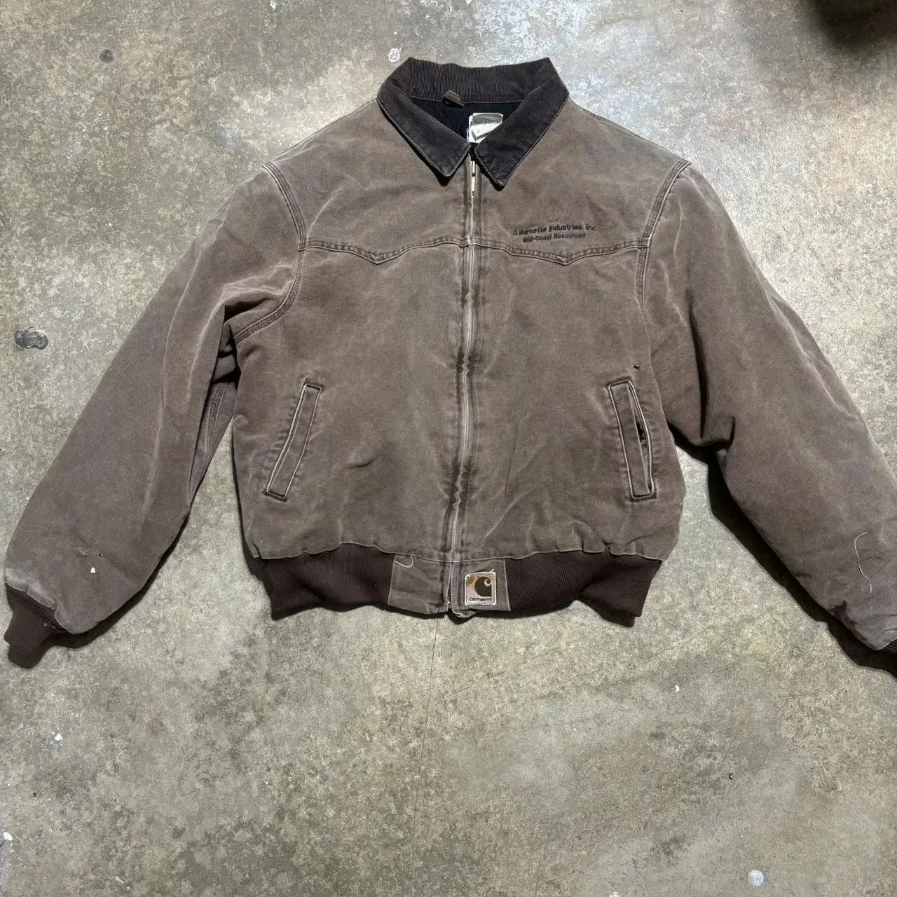 Carhartt Denim Jackets Carhartt Men's Brown Jacket