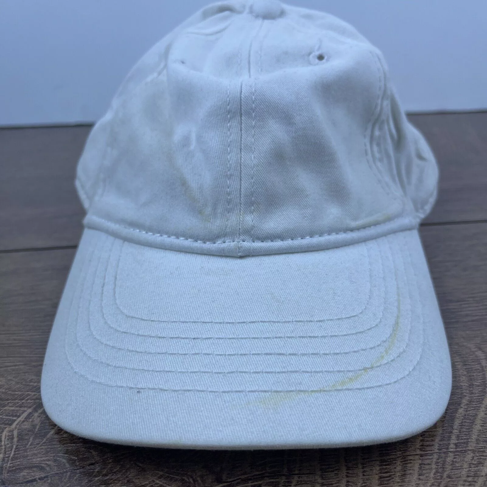 Other Hats Other Plain White Hat White Hat Adjustable Adult Size Hat White Ca