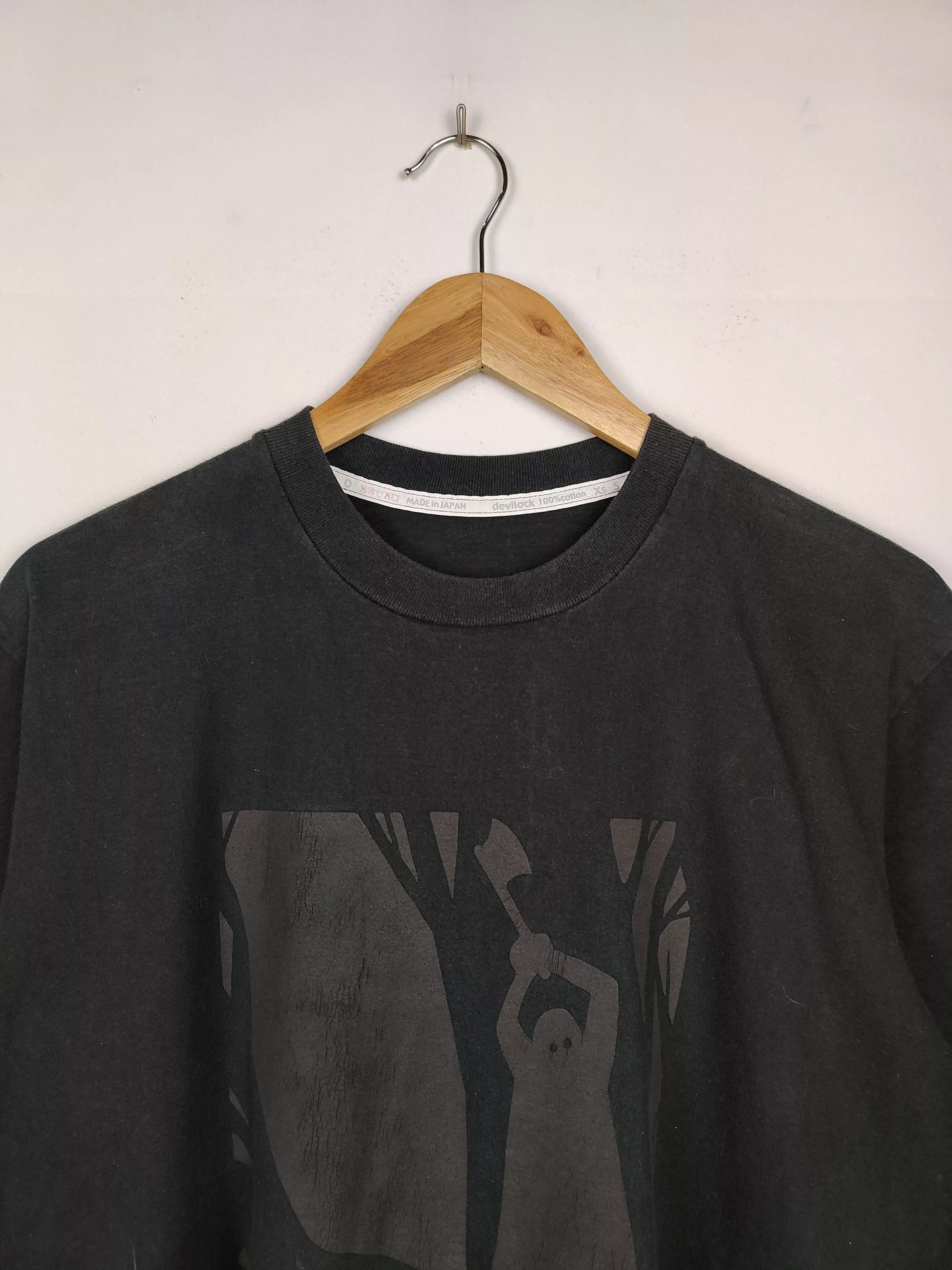 Devilock Short Sleeve T Shirts Devilock japan shirt Black