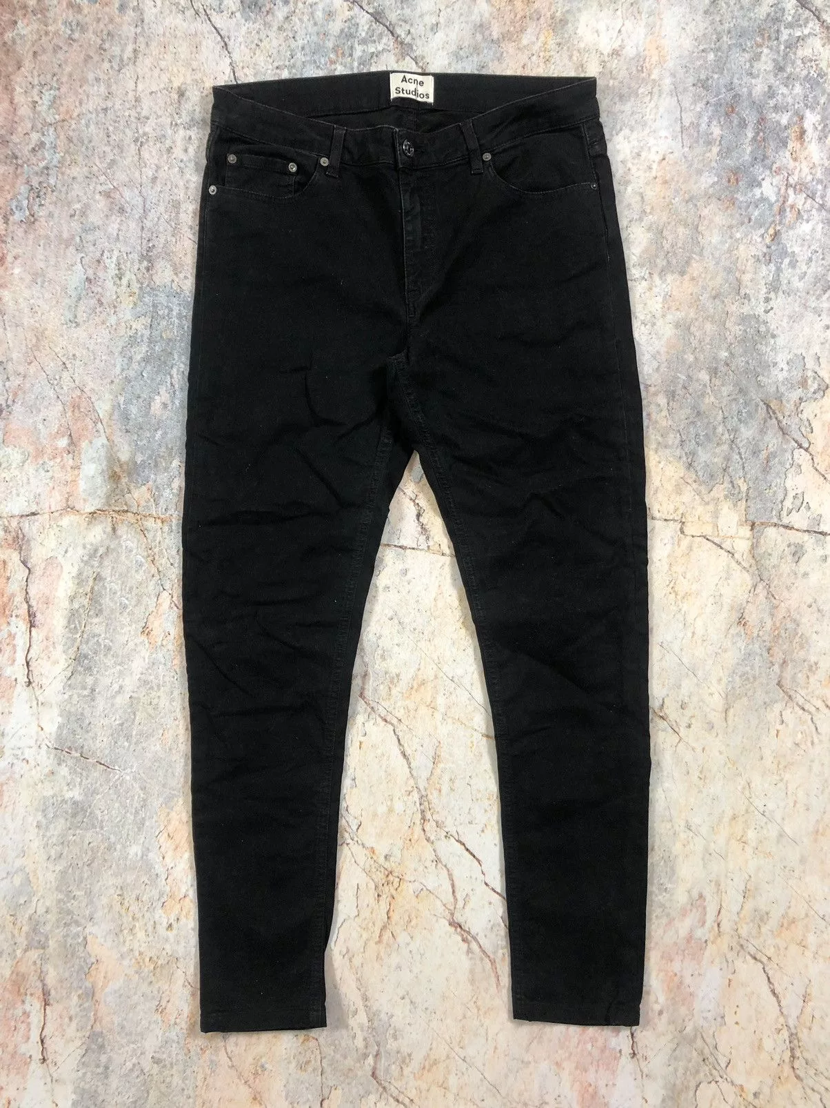 Acne Studios Denim Acne studios black denim pants