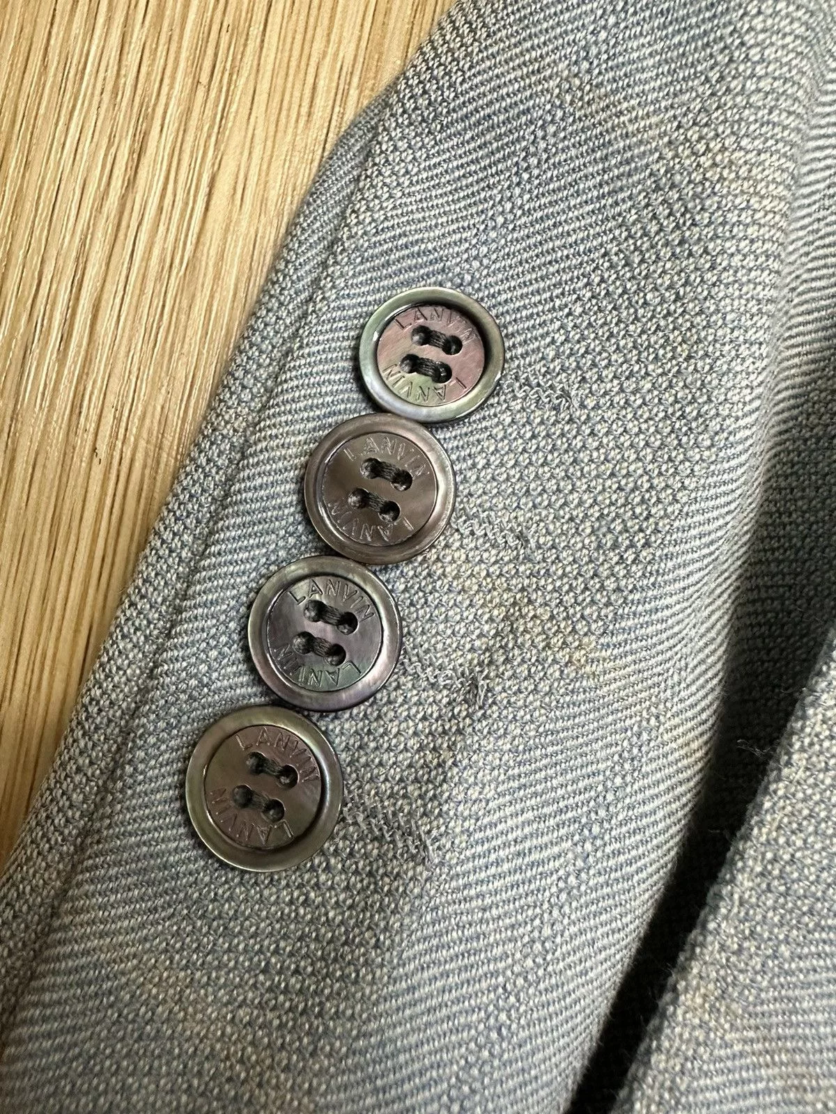 Designer Blazers Designer × Lanvin Lanvin Collection Blazer Jacket MJ95 Blue