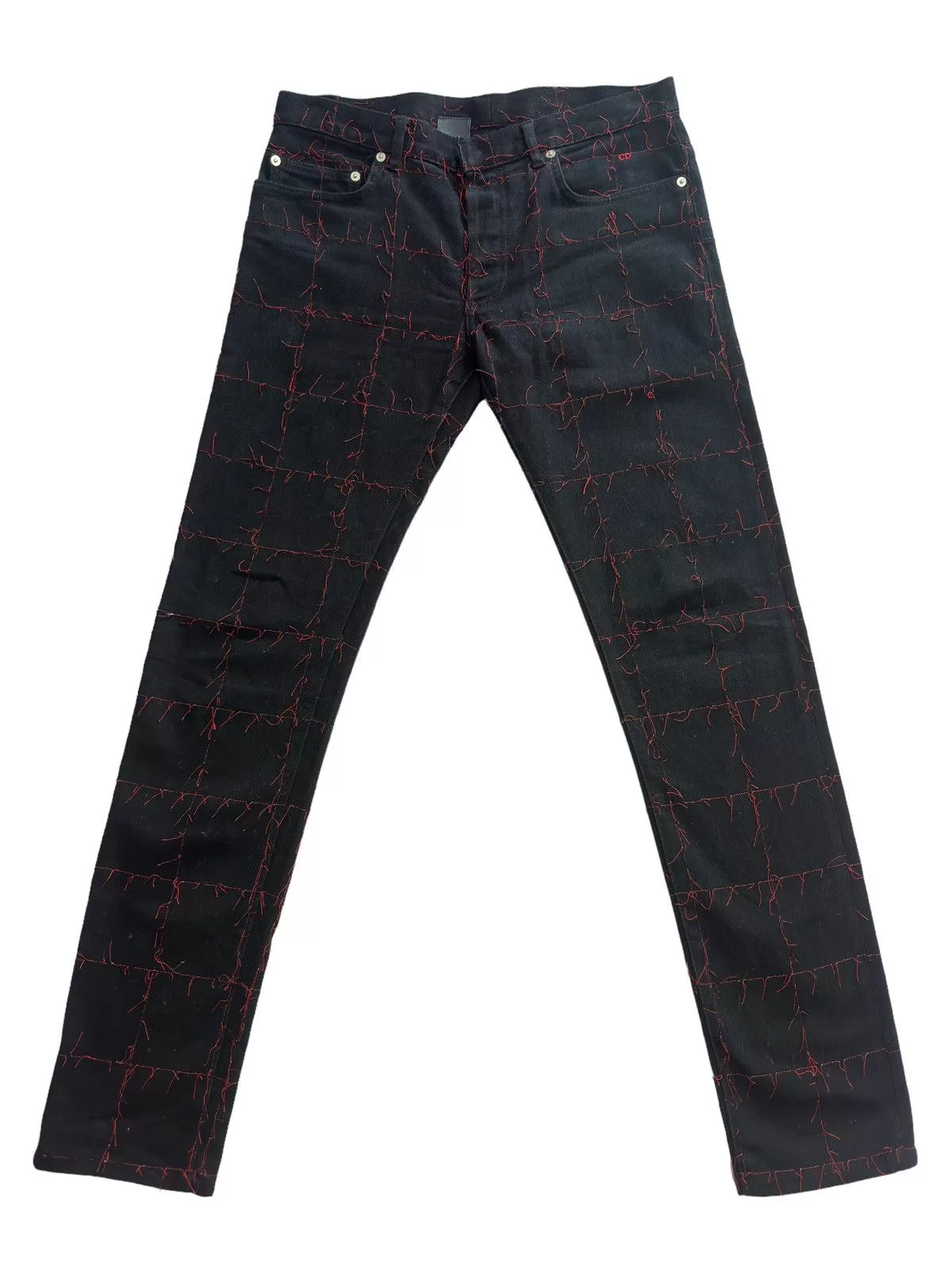 Dior Denim Dior Homme SS2017 Exposed Stitch Denim Black