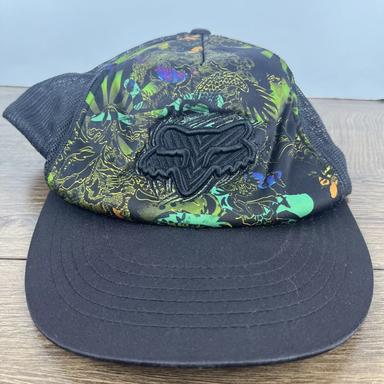 Fox Racing Hats Fox Racing Fox Snapback Hat Fox Black Hat Adjustable Adult Size Black H