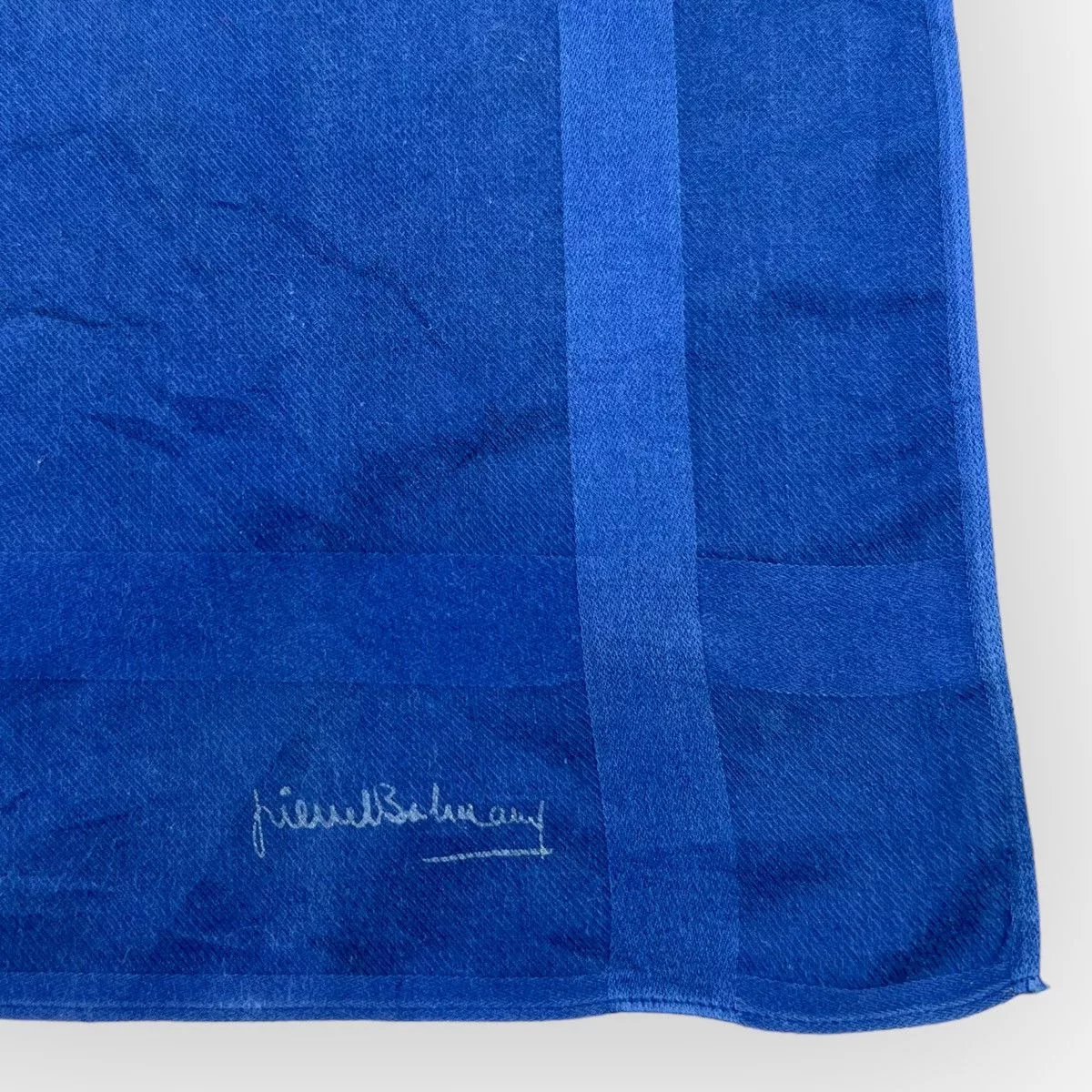 Designer Ties Pocketsquares Designer × Pierre Balmain Pierre Balmain Handkerchief Neckerchief Bandana Pocketsquare Blue