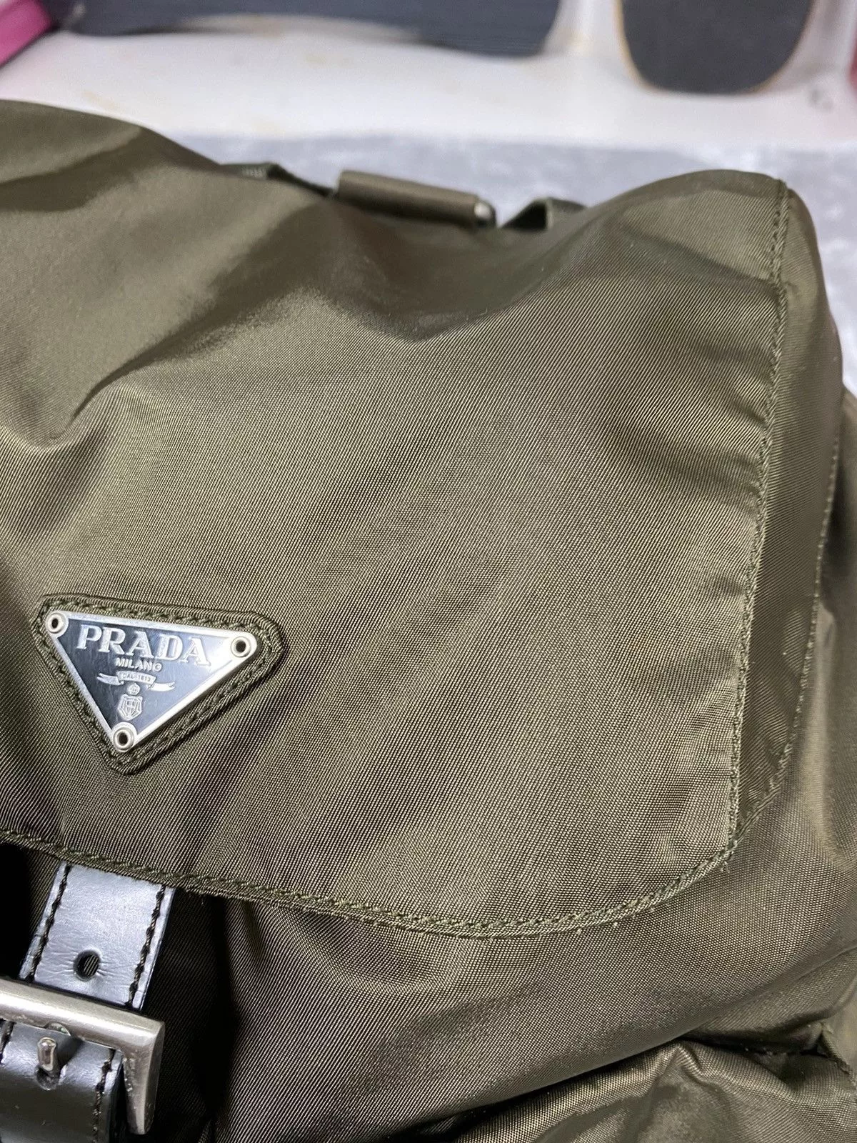 Prada Bags Luggage Prada Vela Bagpack Green
