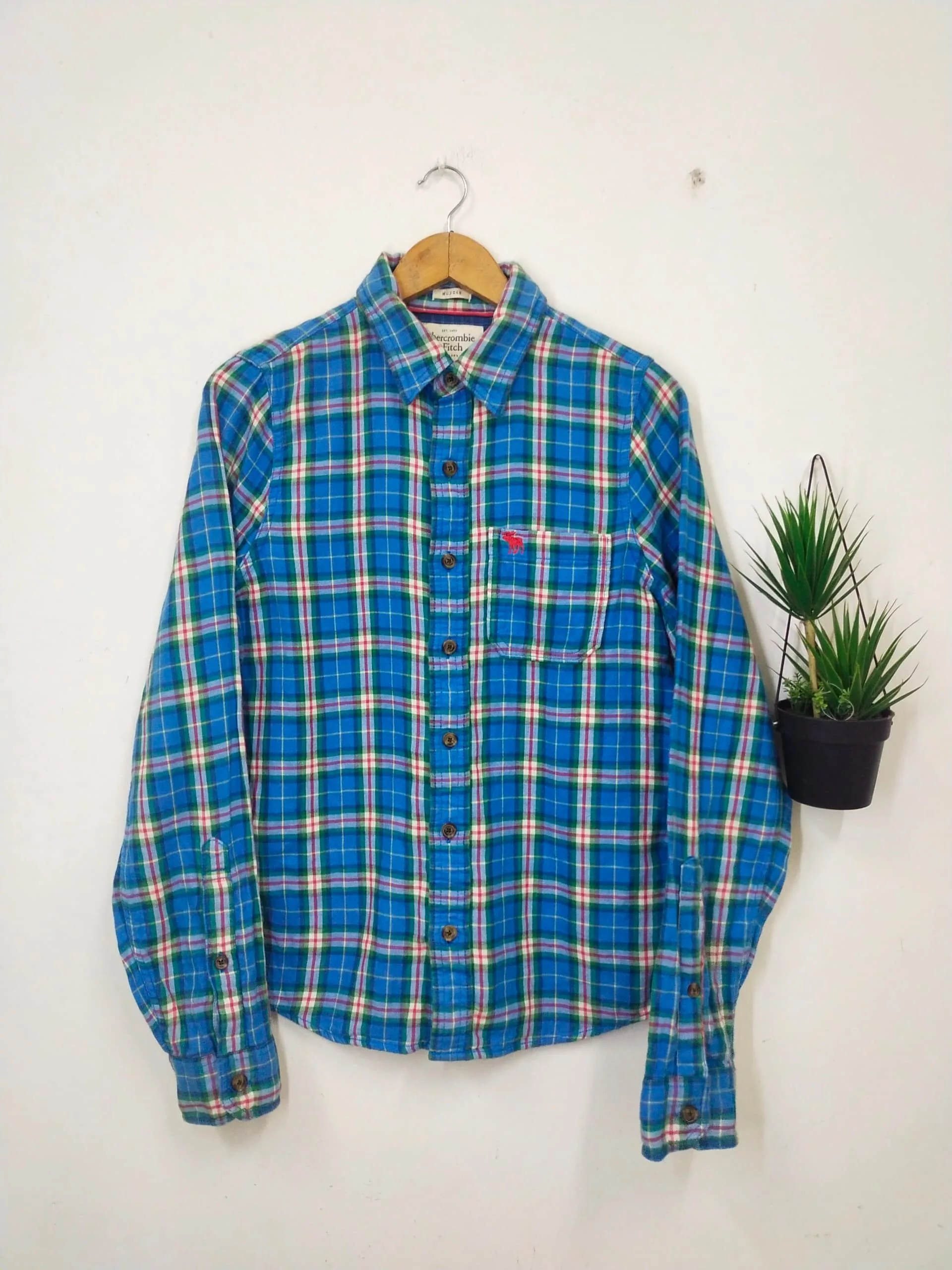 Flannel Shirts Button Ups Flannel × Vintage Vintage Grunge Flannel Checkered Kurt Cobain inspire Multi