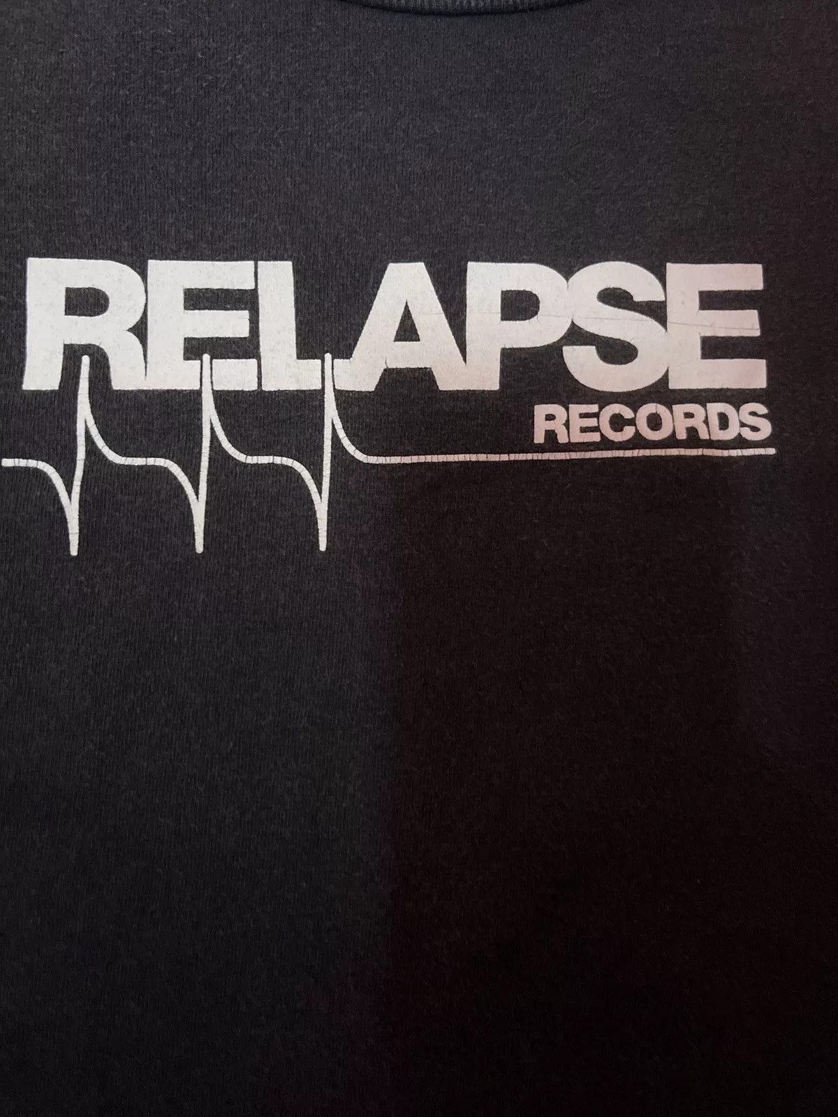 Band Tees Shirts Button Ups Band Tees Relapse records Black