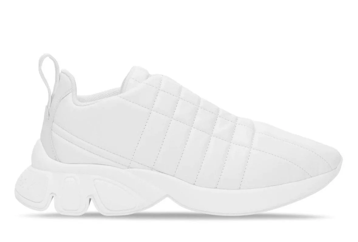 Burberry Low Top Sneakers Burberry quilted leather sneakers White