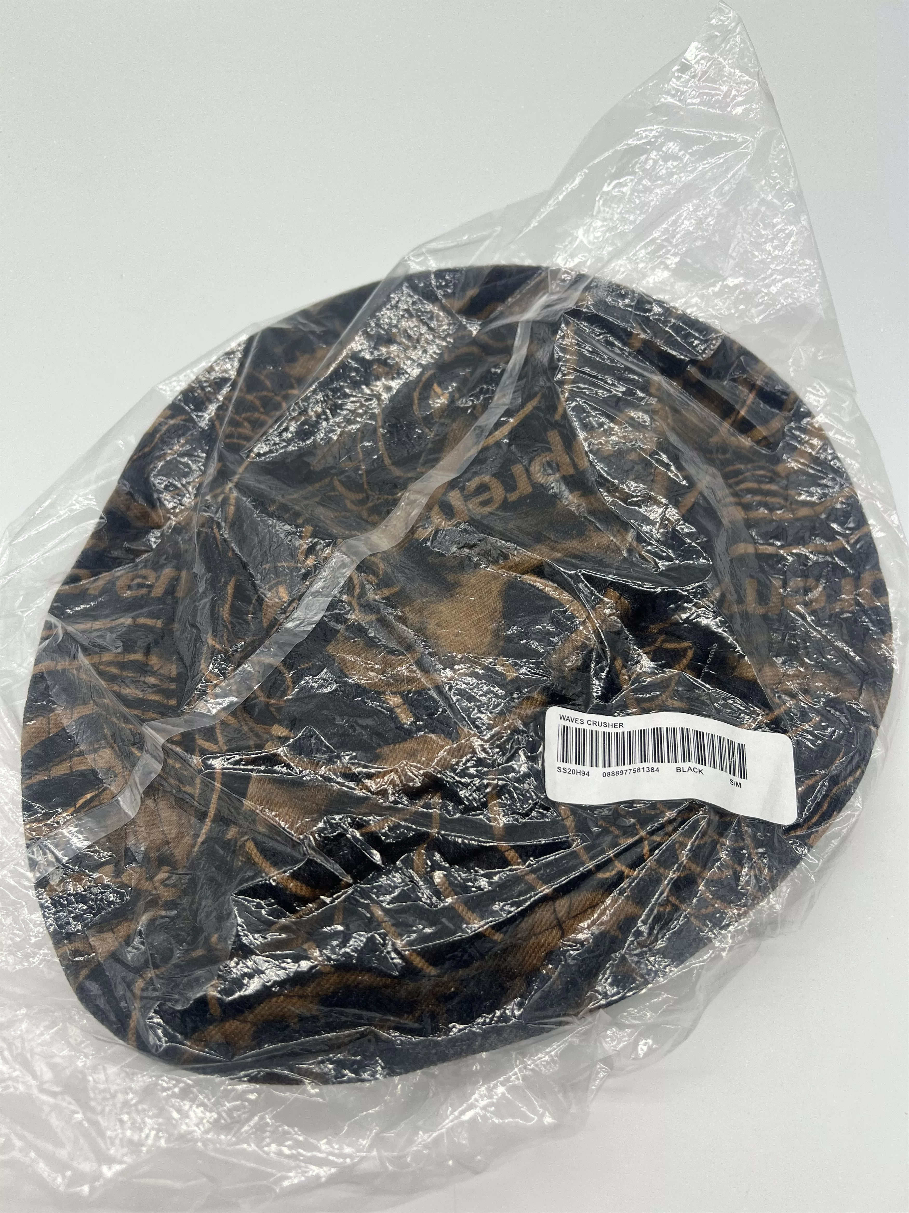 Supreme Hats Supreme Waves Crusher Black