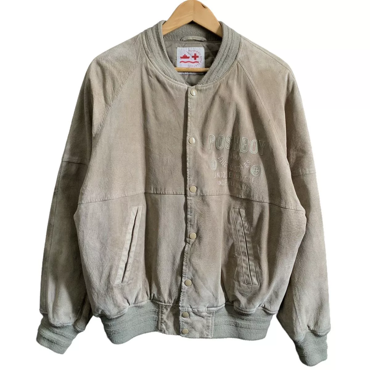 Other Leather Jackets Other Posh Boy Leather Varsity Jacket Multi Vintage